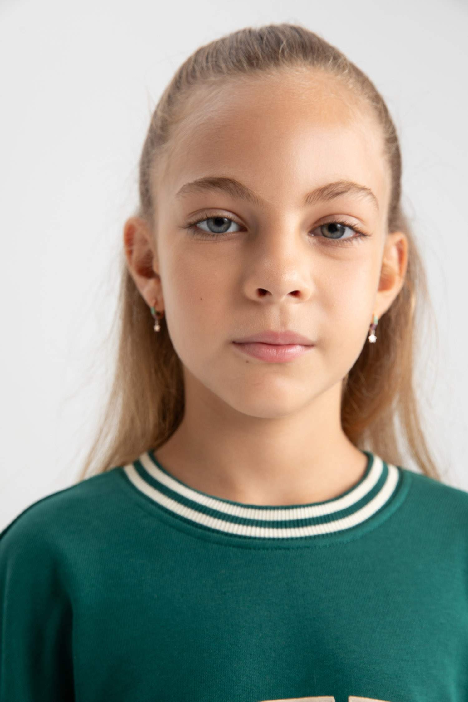 Oversize Fit Crew Neck Sweatshirt