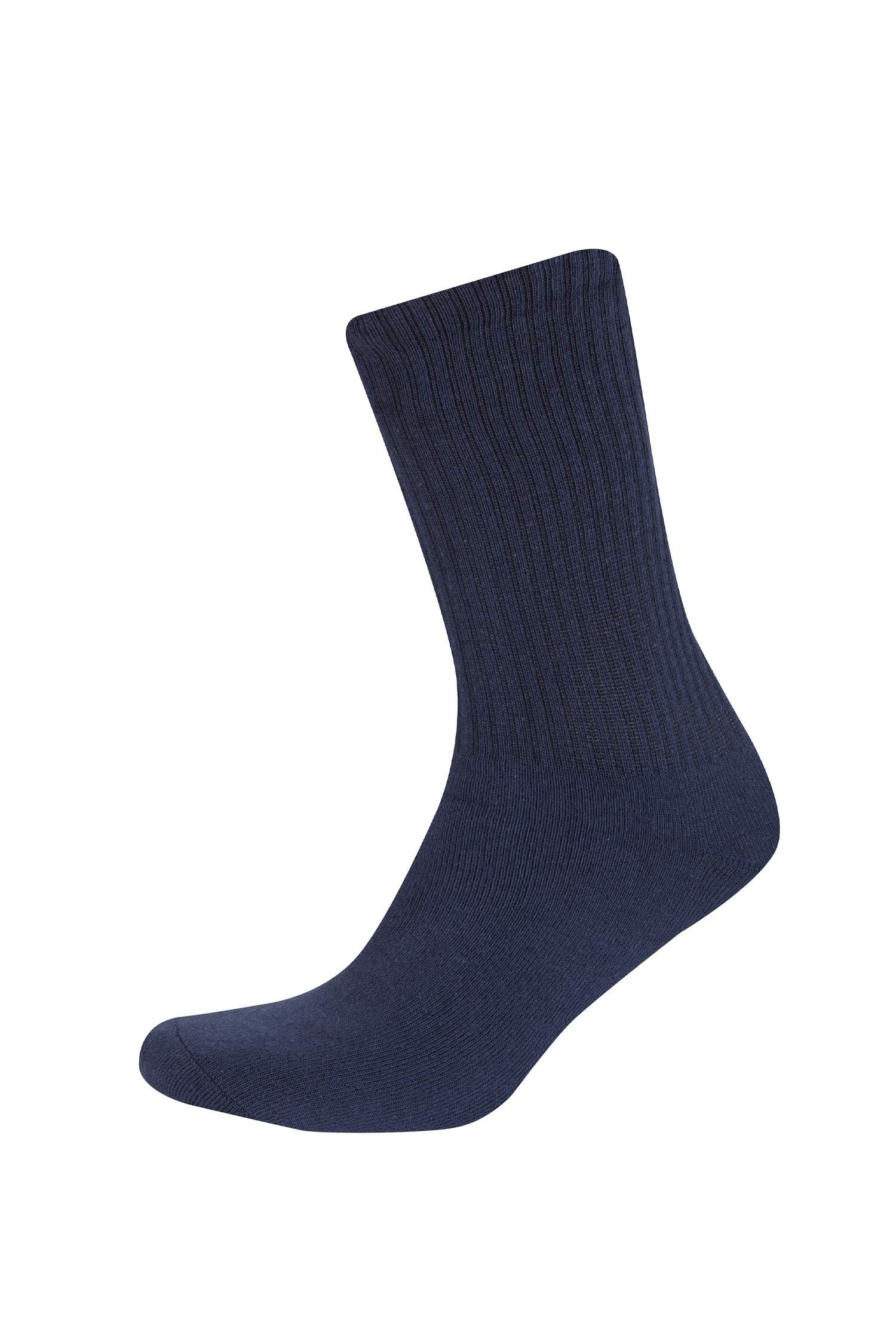 جوارب شتوي قطن ولادي - قطعتين