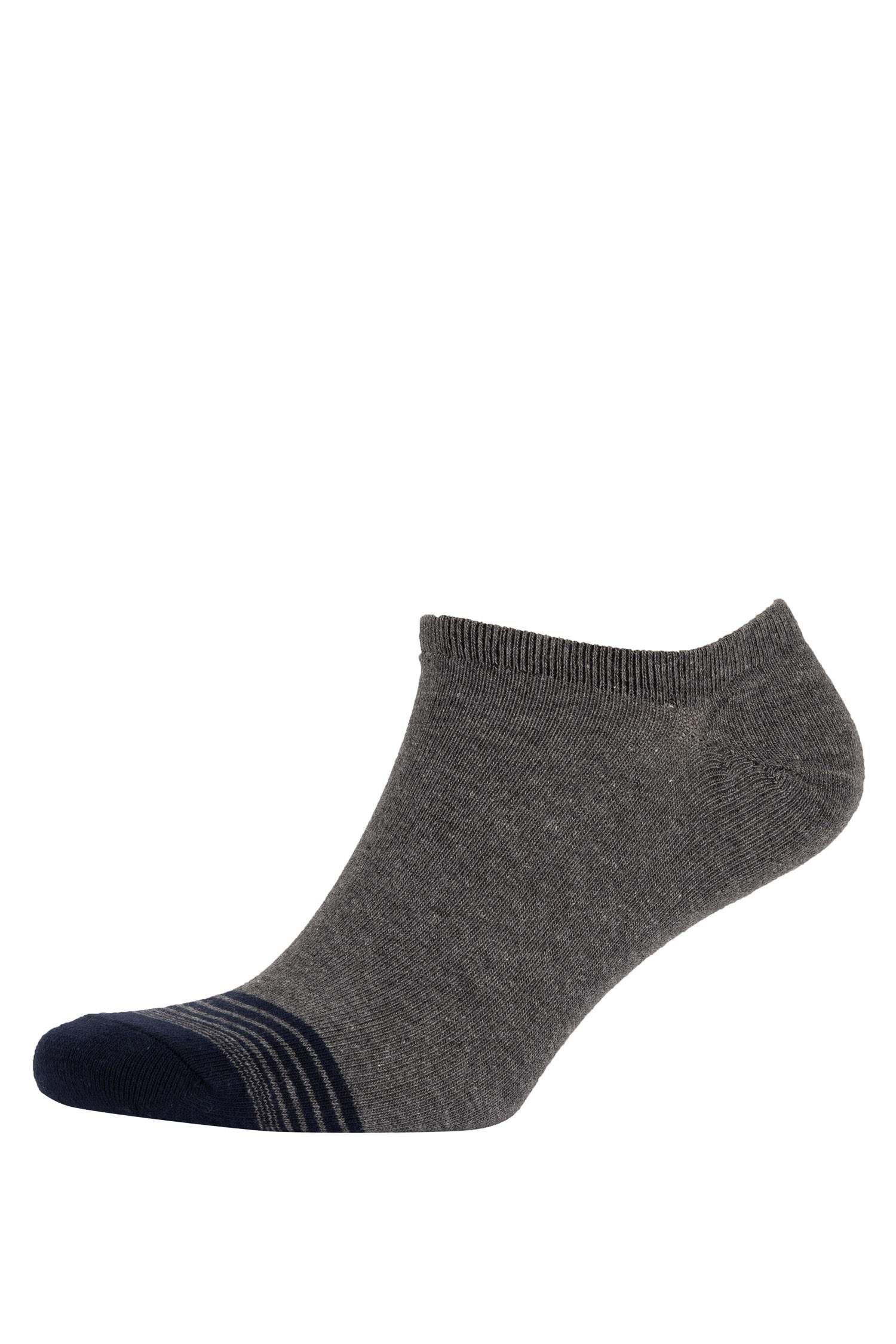 Erkek 5'li Pamuklu Sneaker Çorap