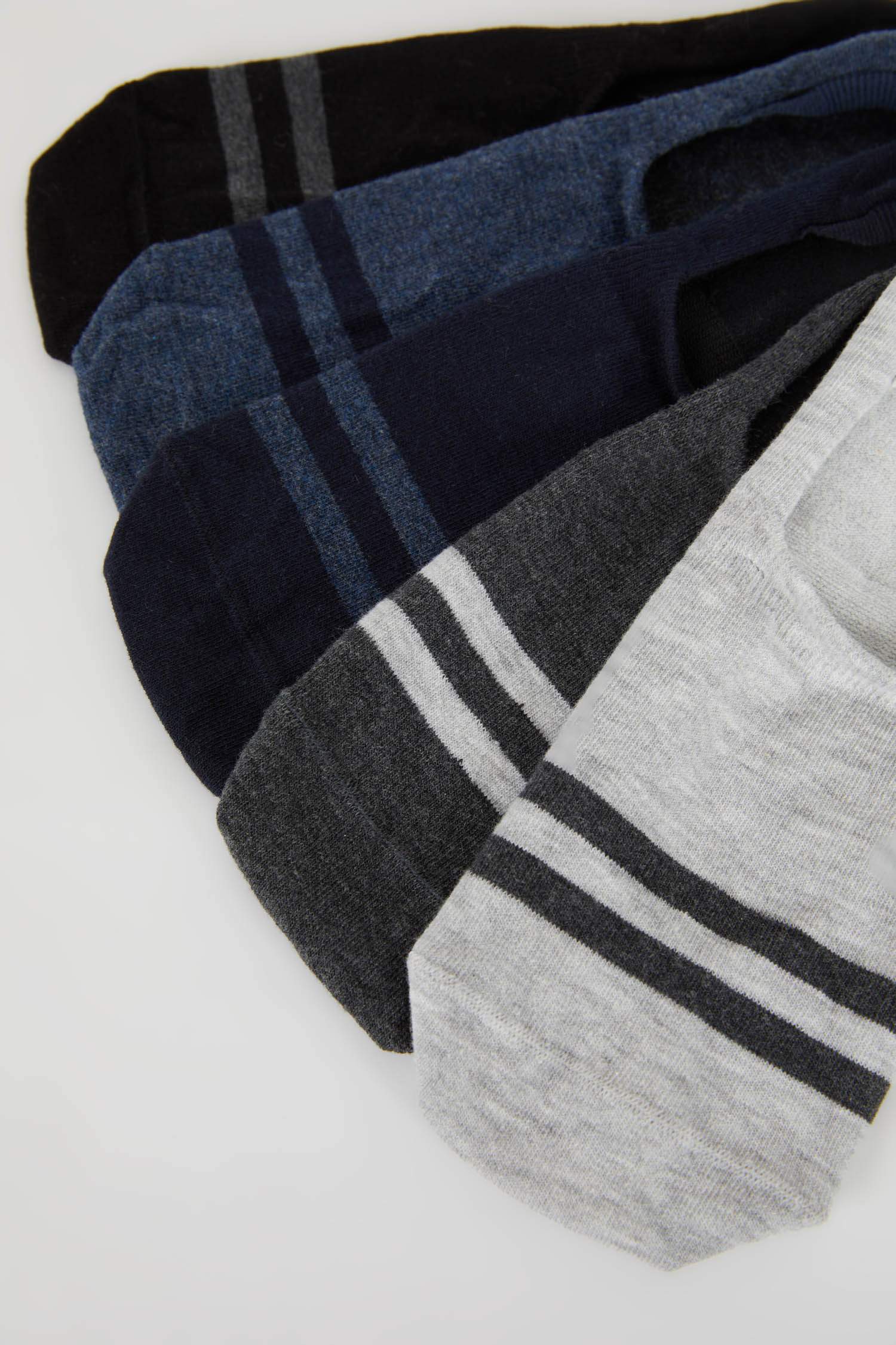 Erkek 5'li Pamuklu Babet Çorap