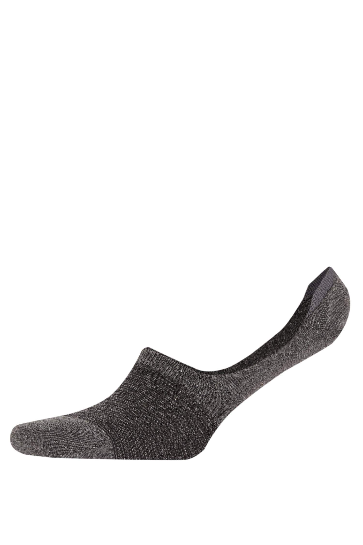 Erkek Dikişsiz 3'lü Pamuklu Babet Çorap