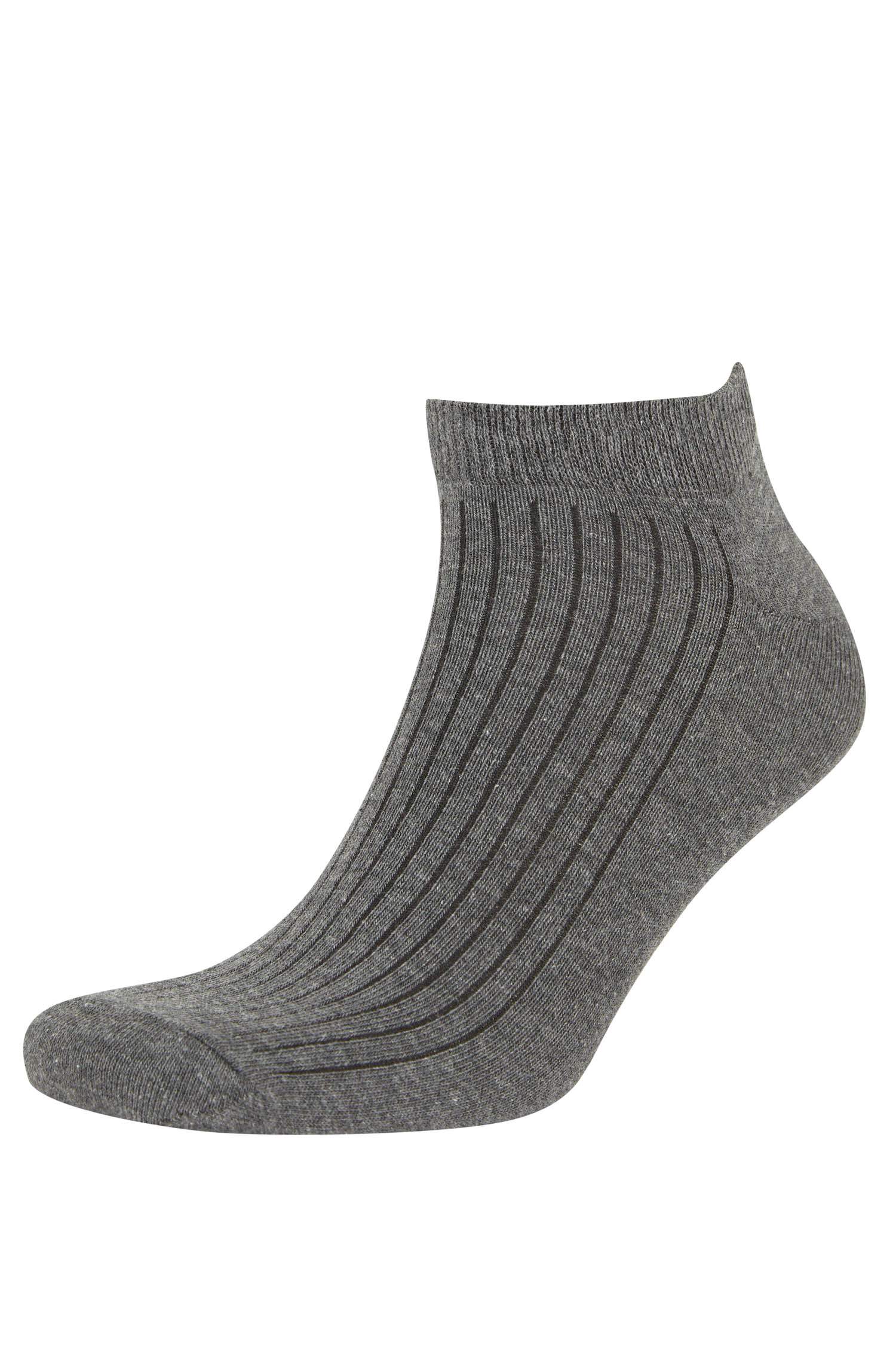 Chaussettes Pantoufles Coton pour Homme - 5 Paires