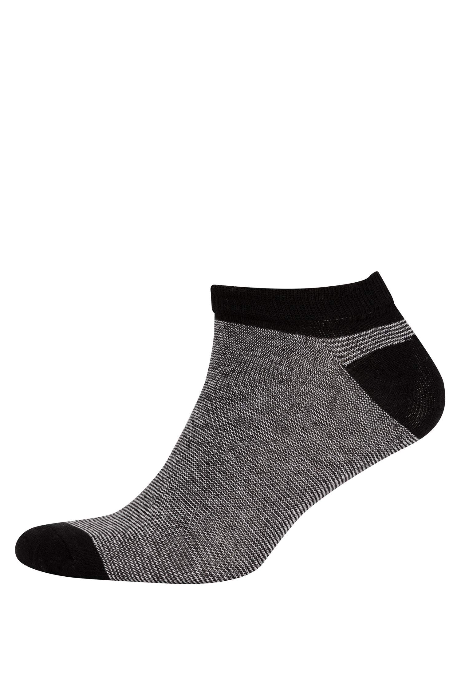 Erkek 5'li Pamuklu Patik Çorap