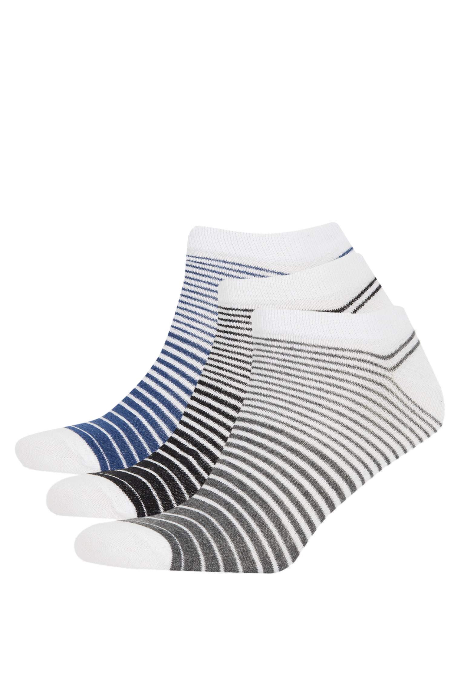 Man 3 pack Cotton Booties Socks