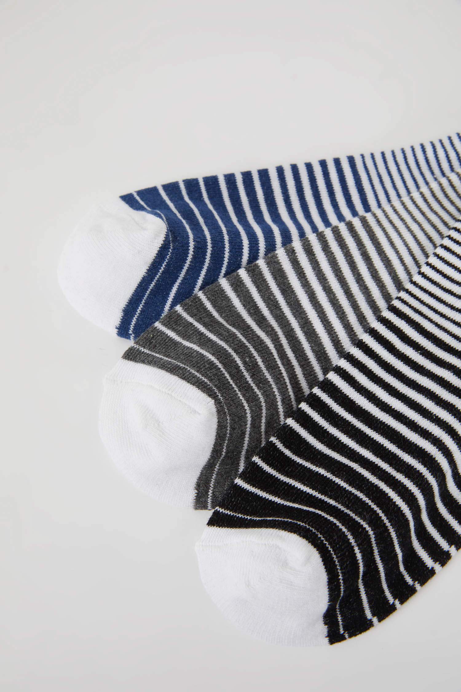 Man 3 pack Cotton Booties Socks