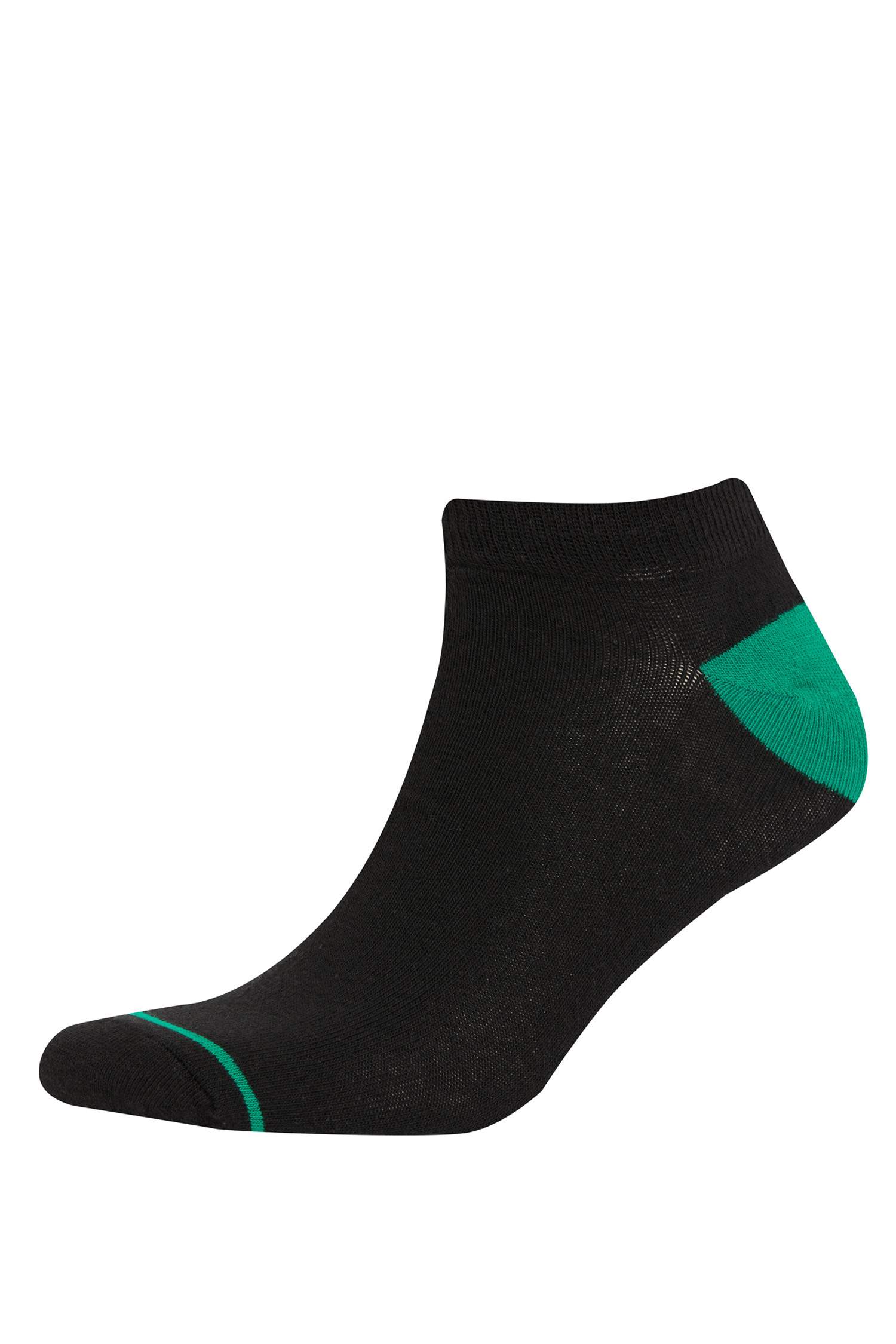 Erkek 5'li Pamuklu Patik Çorap