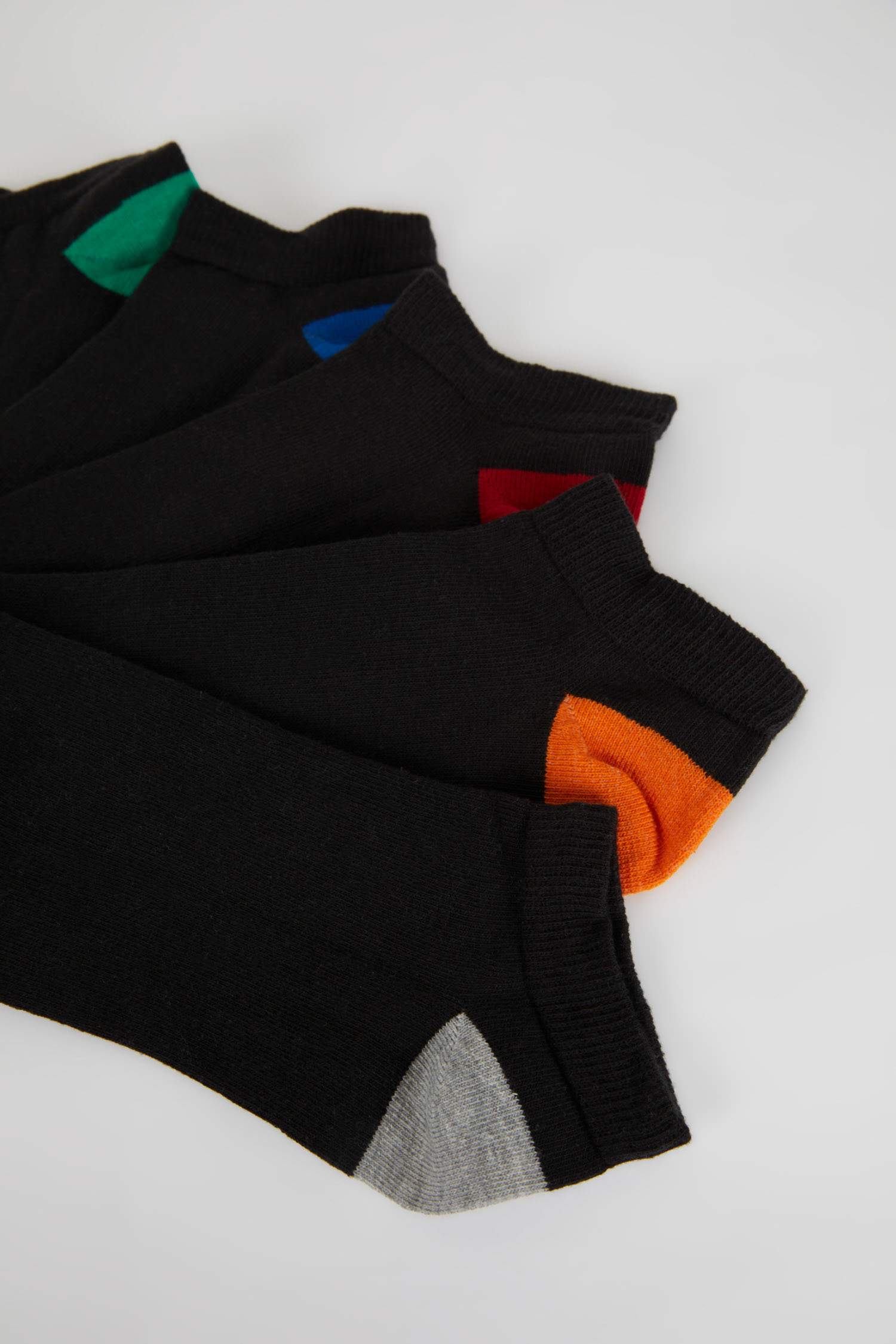 Erkek 5'li Pamuklu Patik Çorap