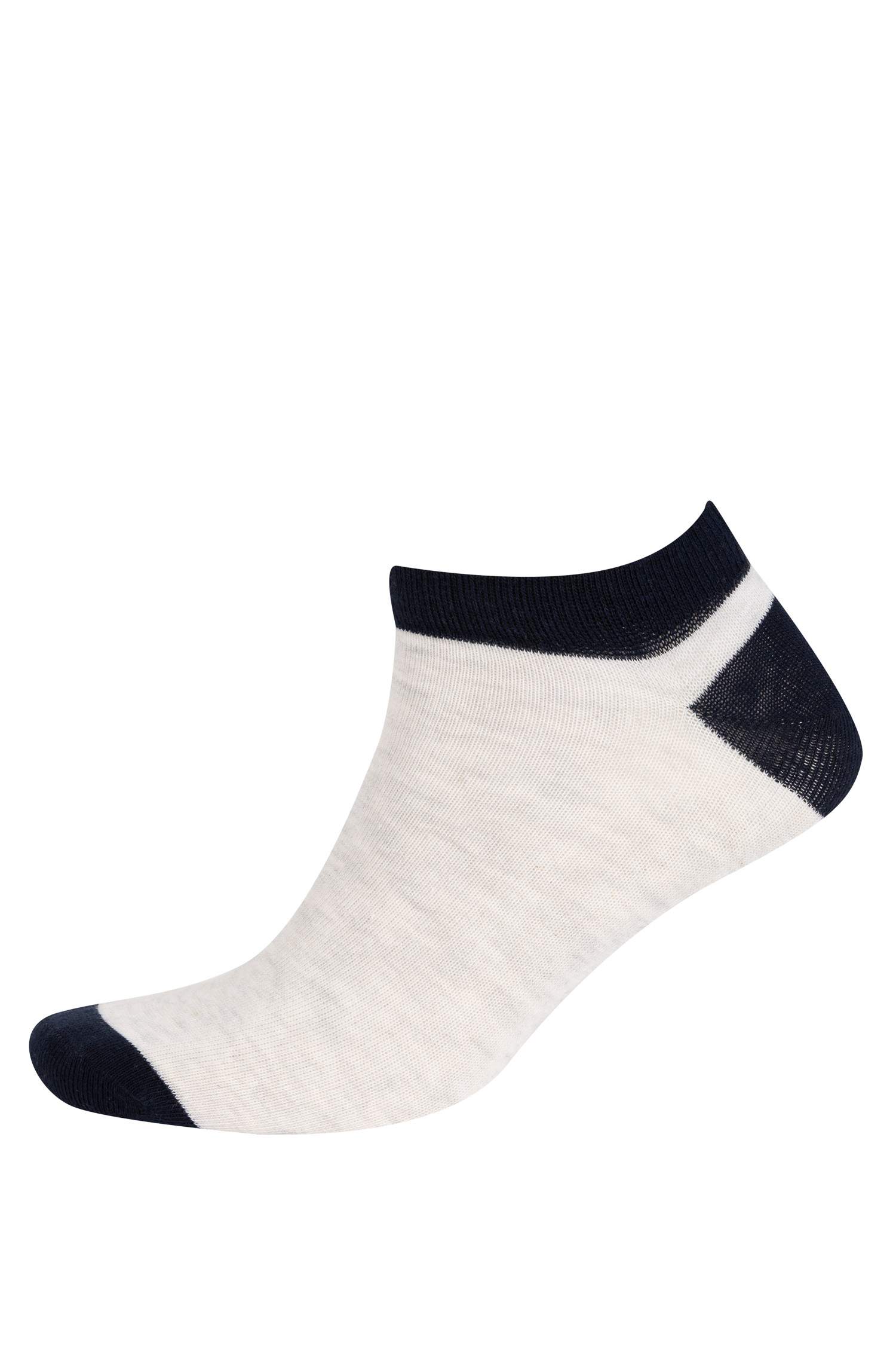 Erkek 5'li Pamuklu Patik Çorap