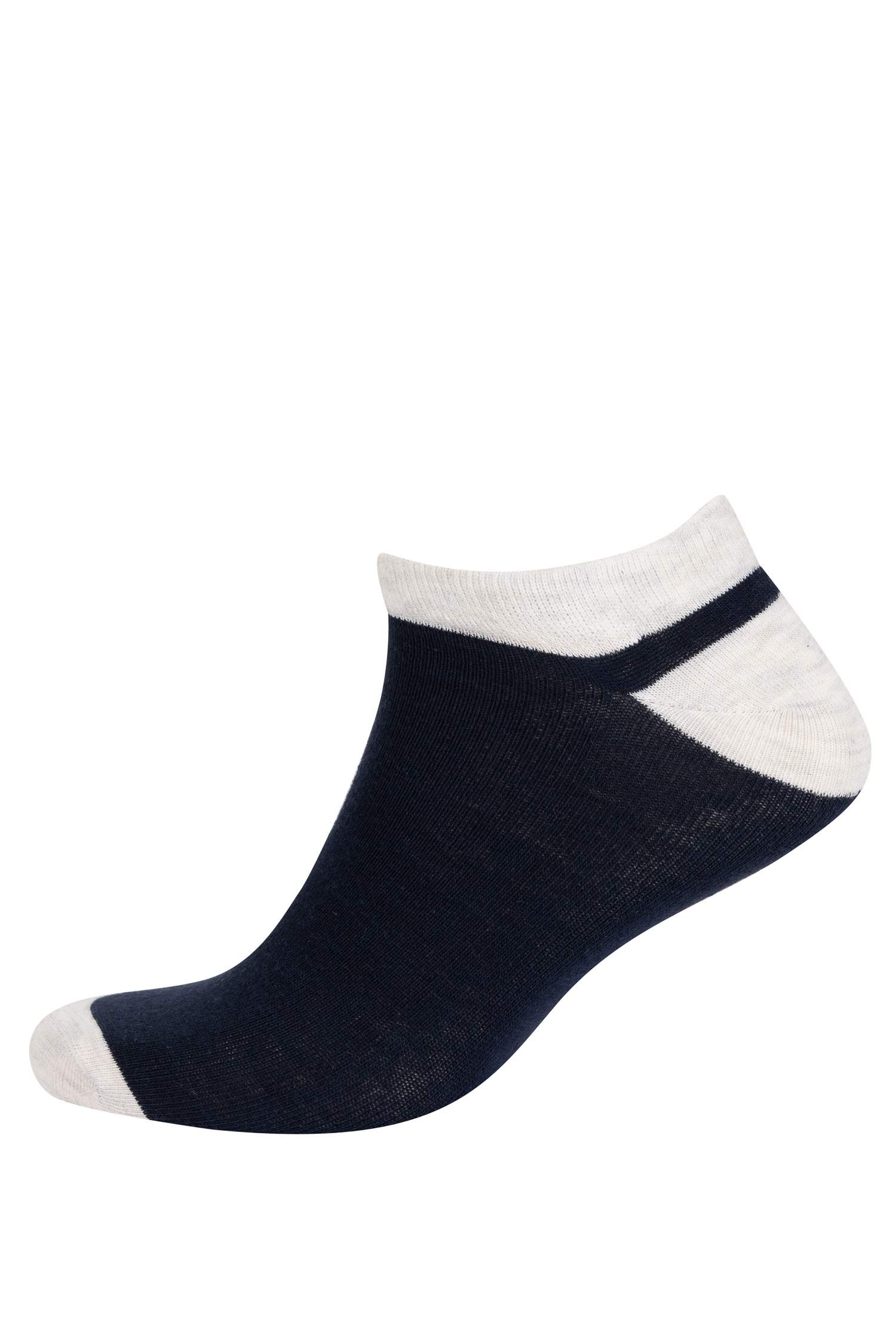 Erkek 5'li Pamuklu Patik Çorap