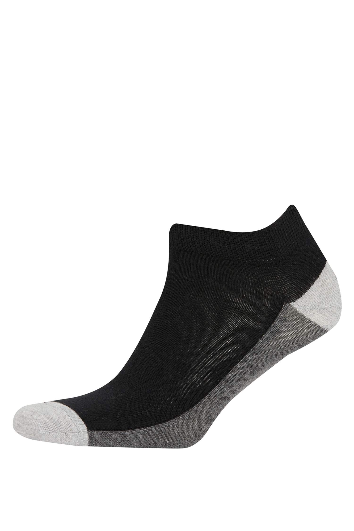 Erkek 5'li Pamuklu Patik Çorap