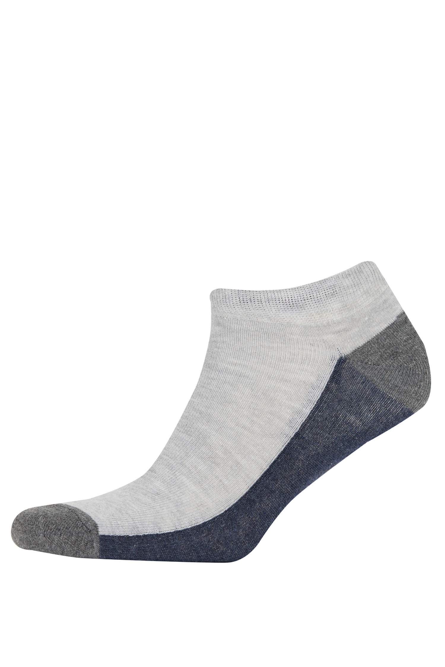 Erkek 5'li Pamuklu Patik Çorap