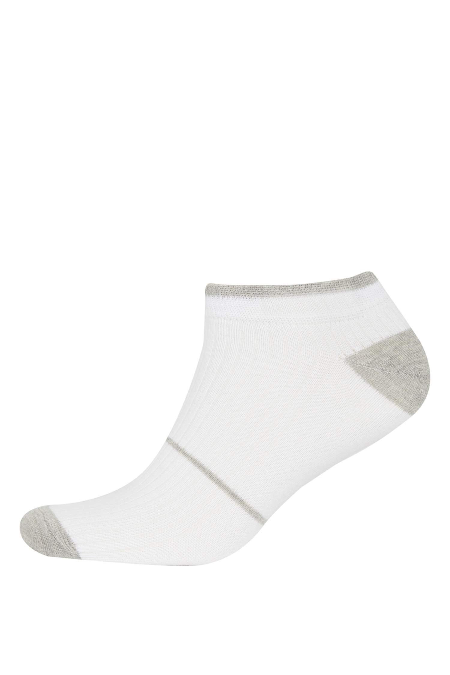 Erkek 3'lü Pamuklu Patik Çorap