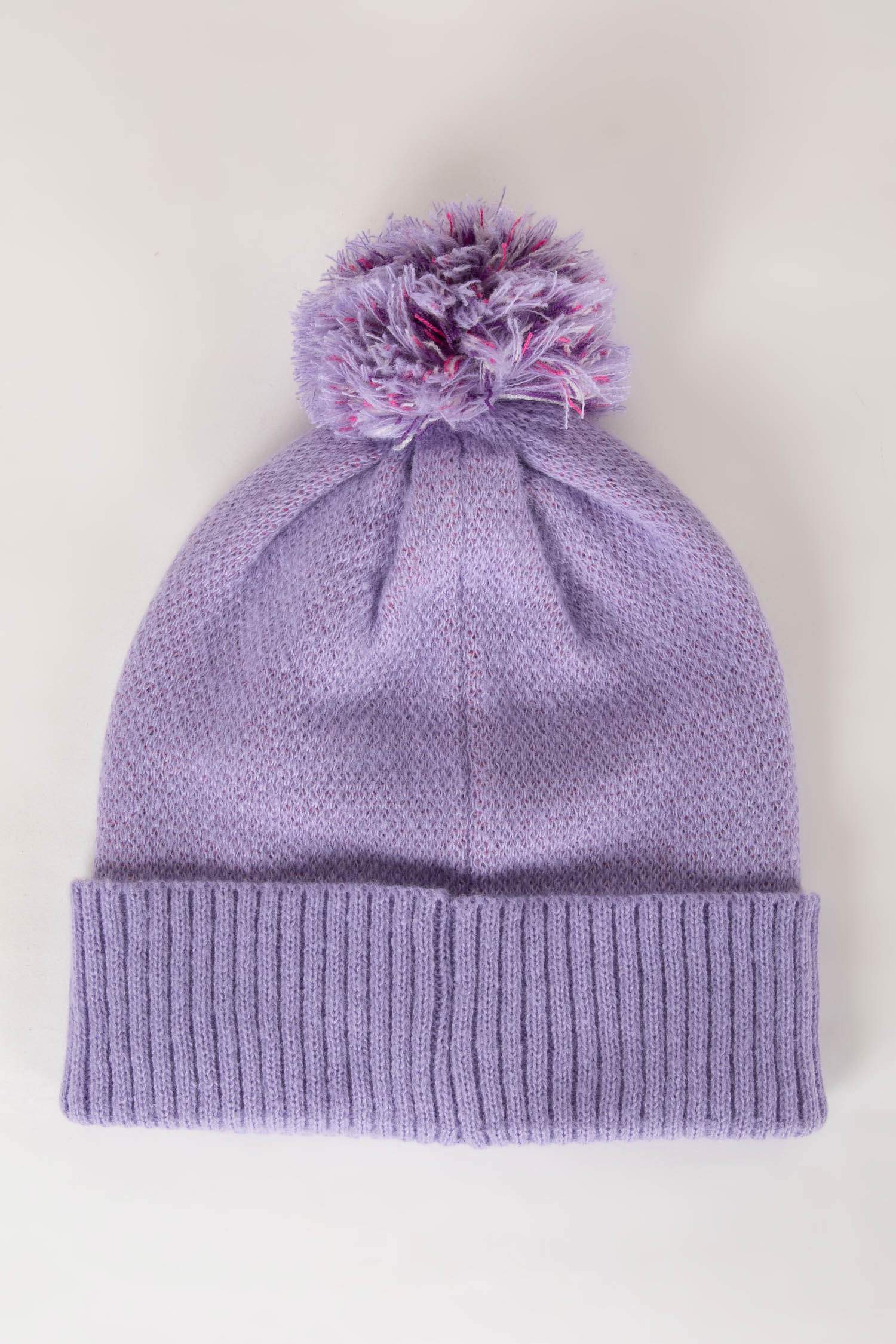 طقم بناتي سكارف وبيريه من يونيكورن - قطعتين