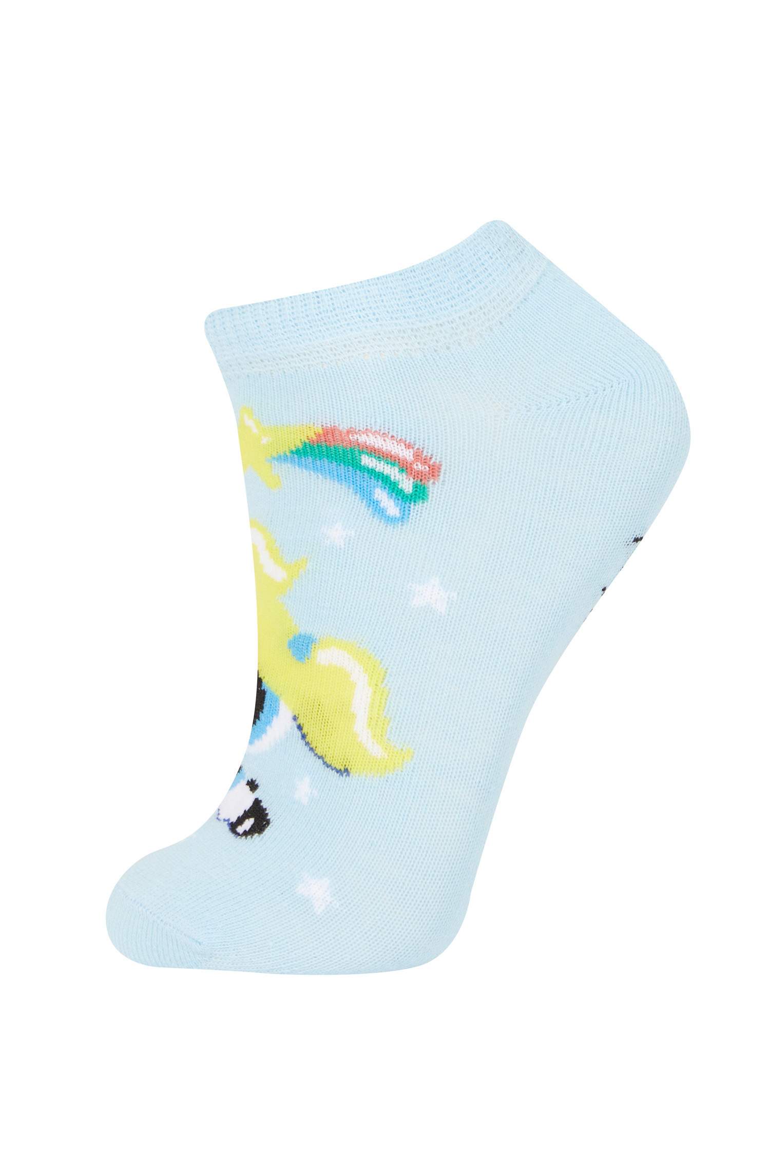 جوارب قصيرة قطن بناتي من باور باف جيرلز - 3 قطع