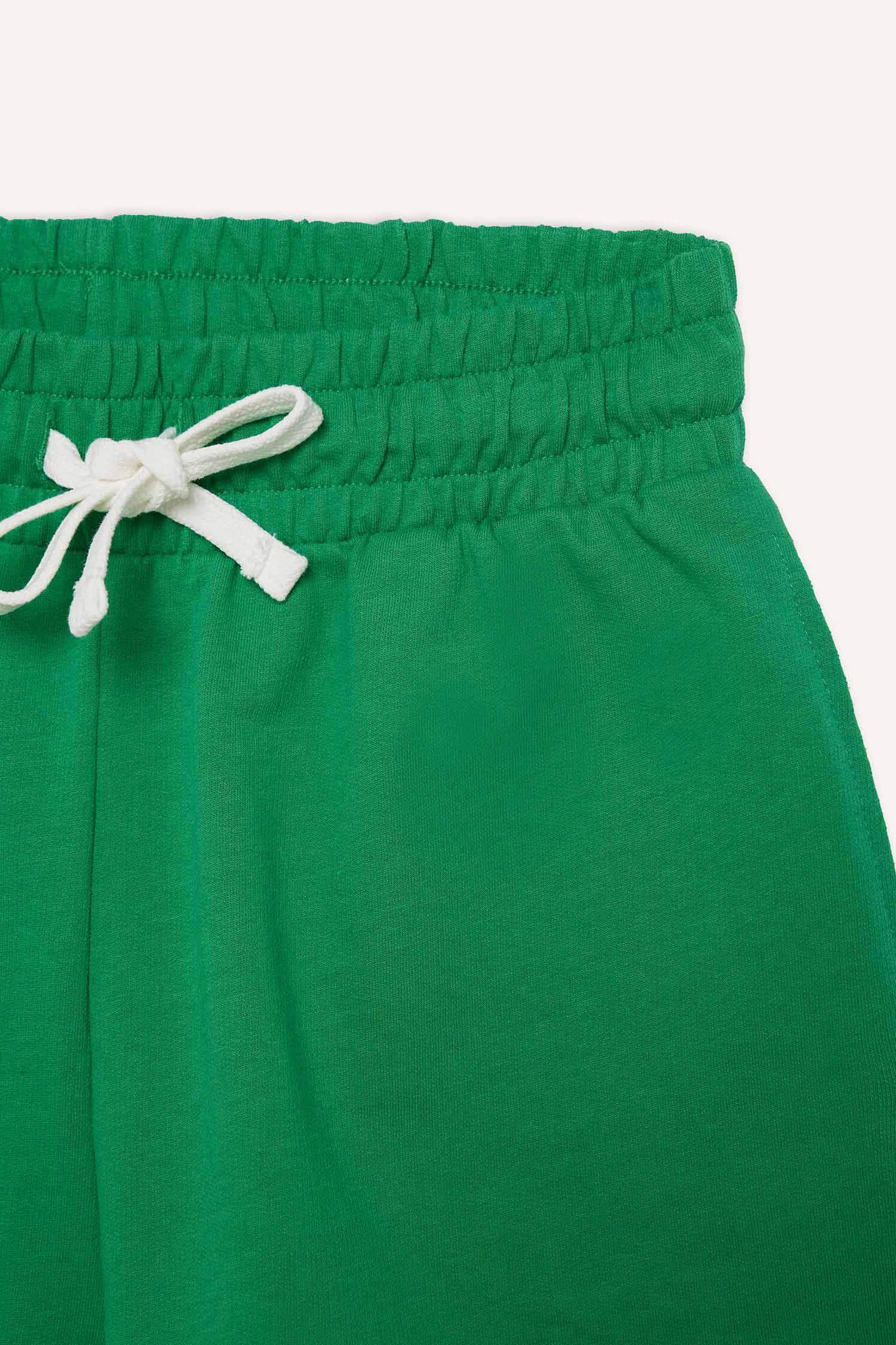 Coool Regular Fit Beli Lastikli Bağcıklı Kalın Mini Şort