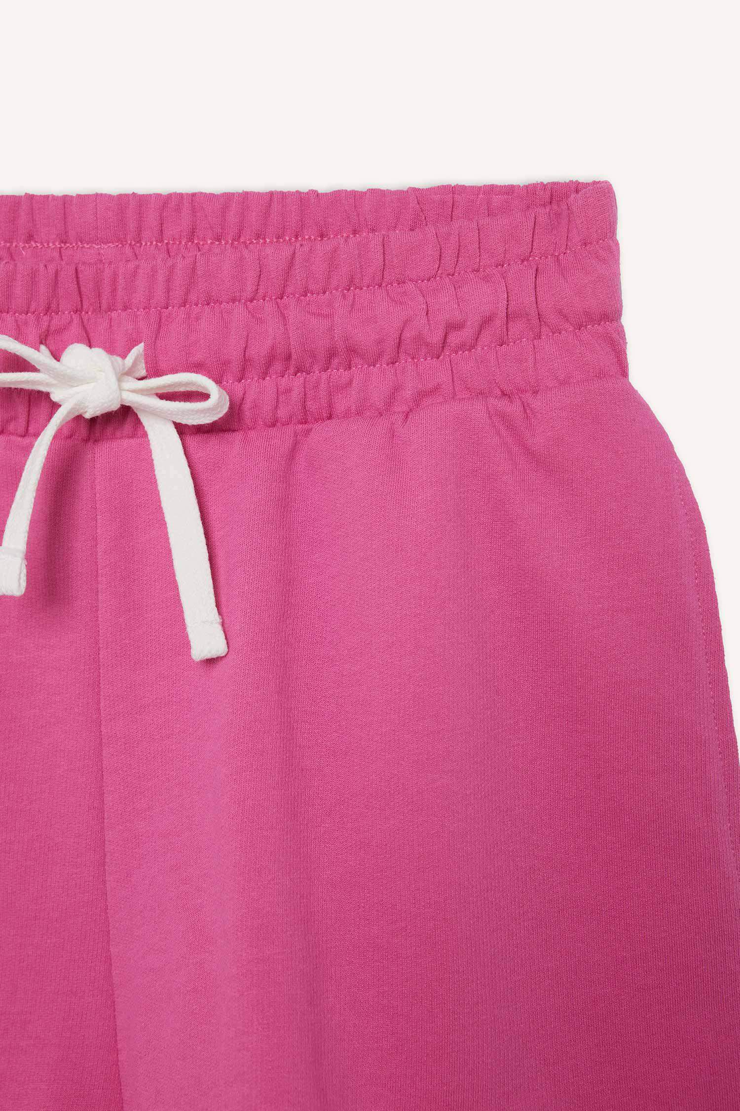 Coool Regular Fit Beli Lastikli Bağcıklı Kalın Mini Şort