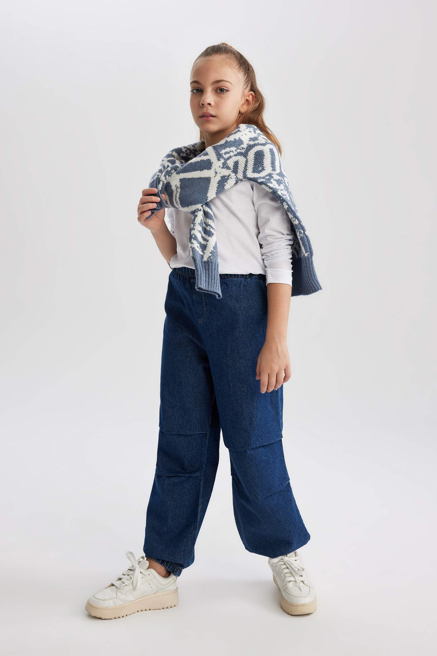 Брюки джоггеры для девочек