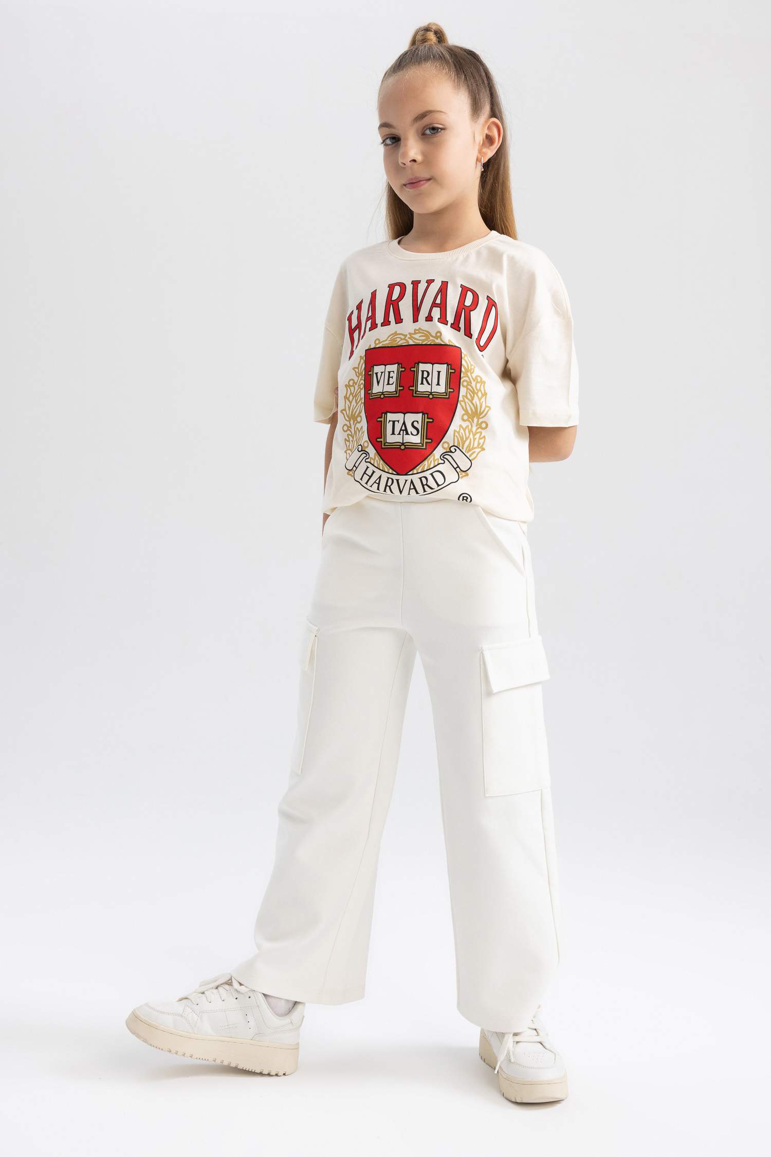 Girl Cargo Pocket Trousers