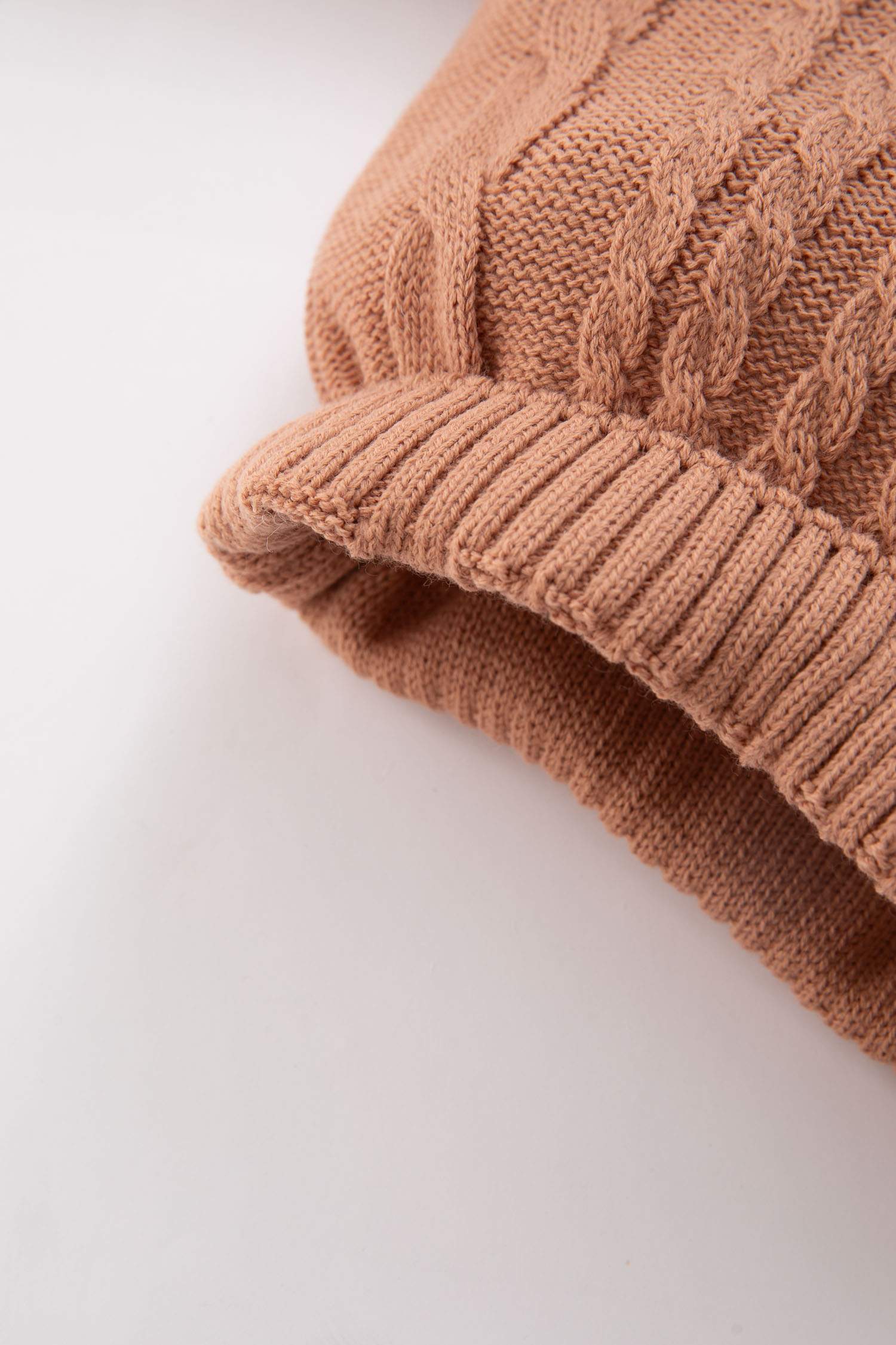 Baby Girl Crew Neck Pullover Bottom Knitted 2 Piece Set