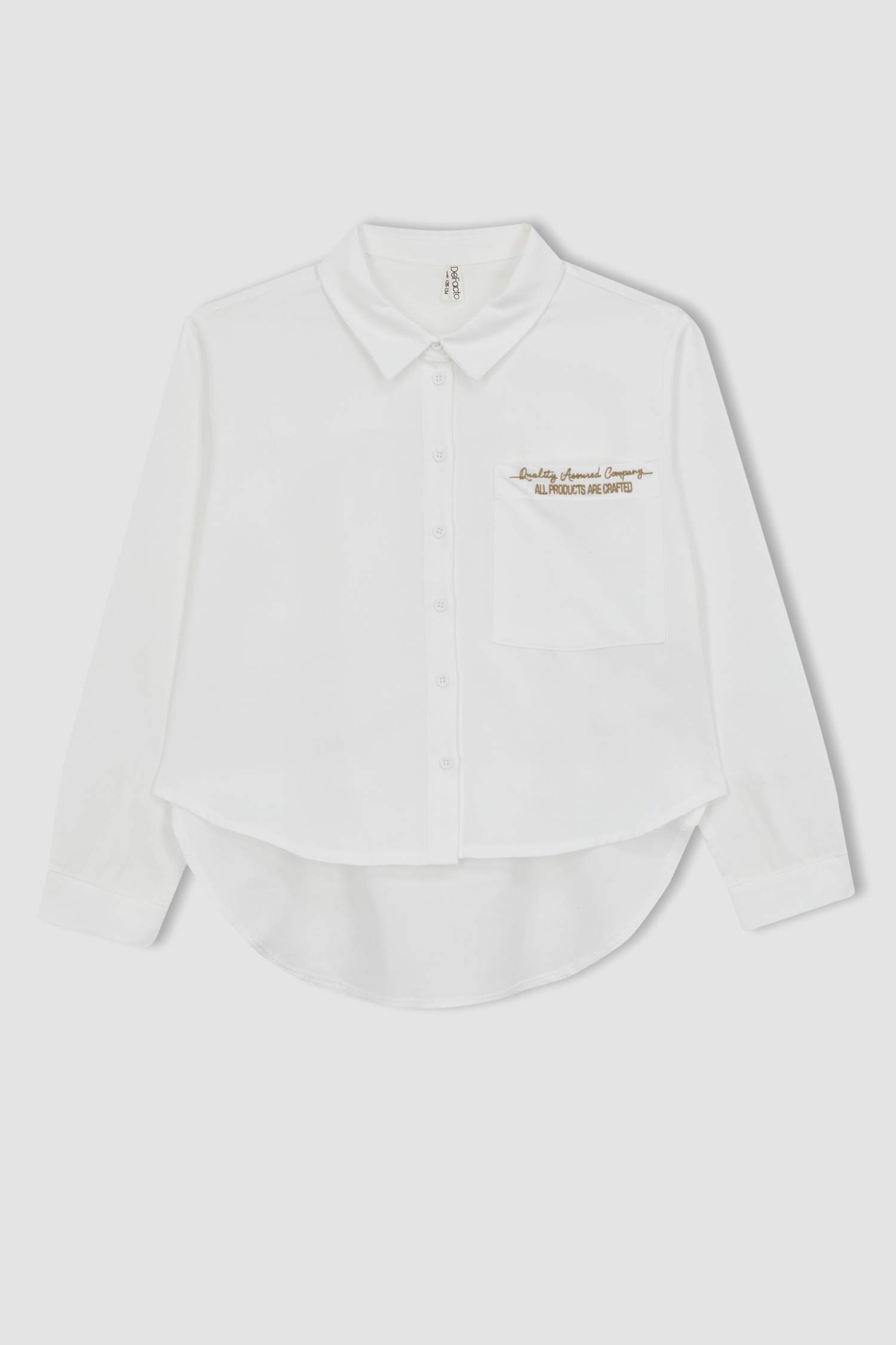 قميص مدرسه اوفر سايز كم طويل