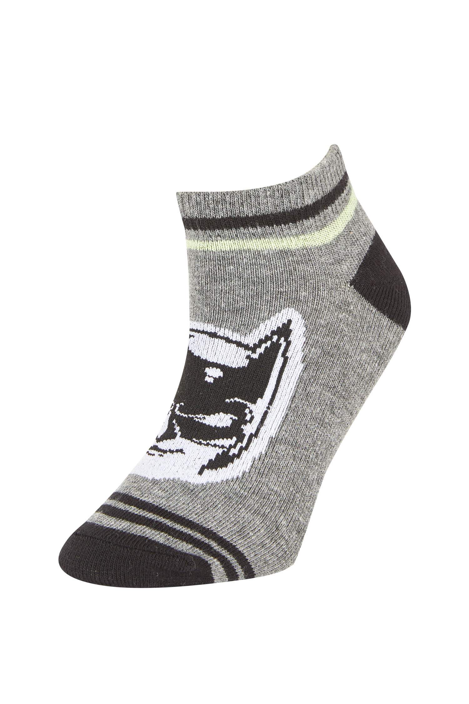 جوارب قصير قطن ولادي من باتمان - 3 قطع