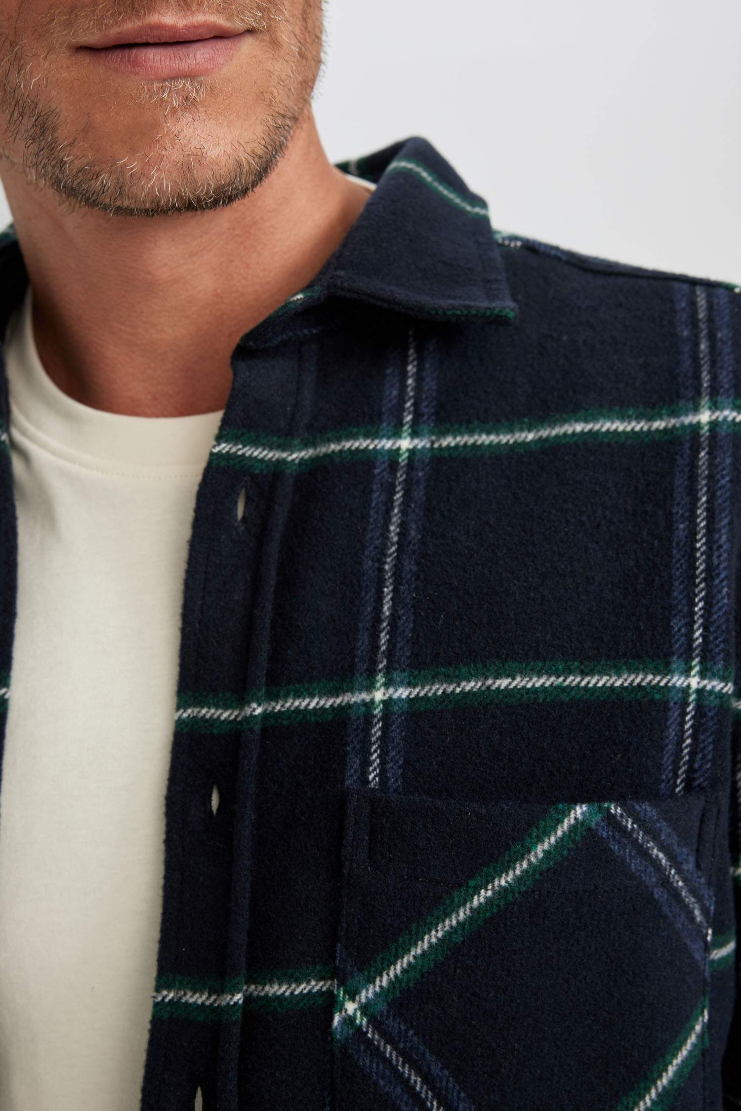 поло жаға Ұзын жеңді көйлек