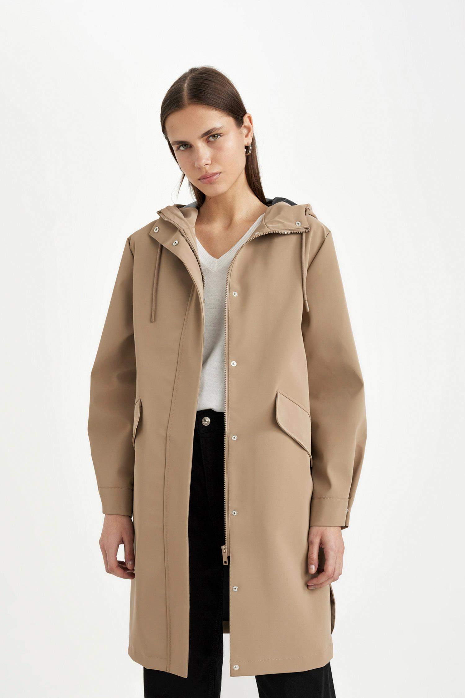 бас киімді Жаңбыр Курткасы