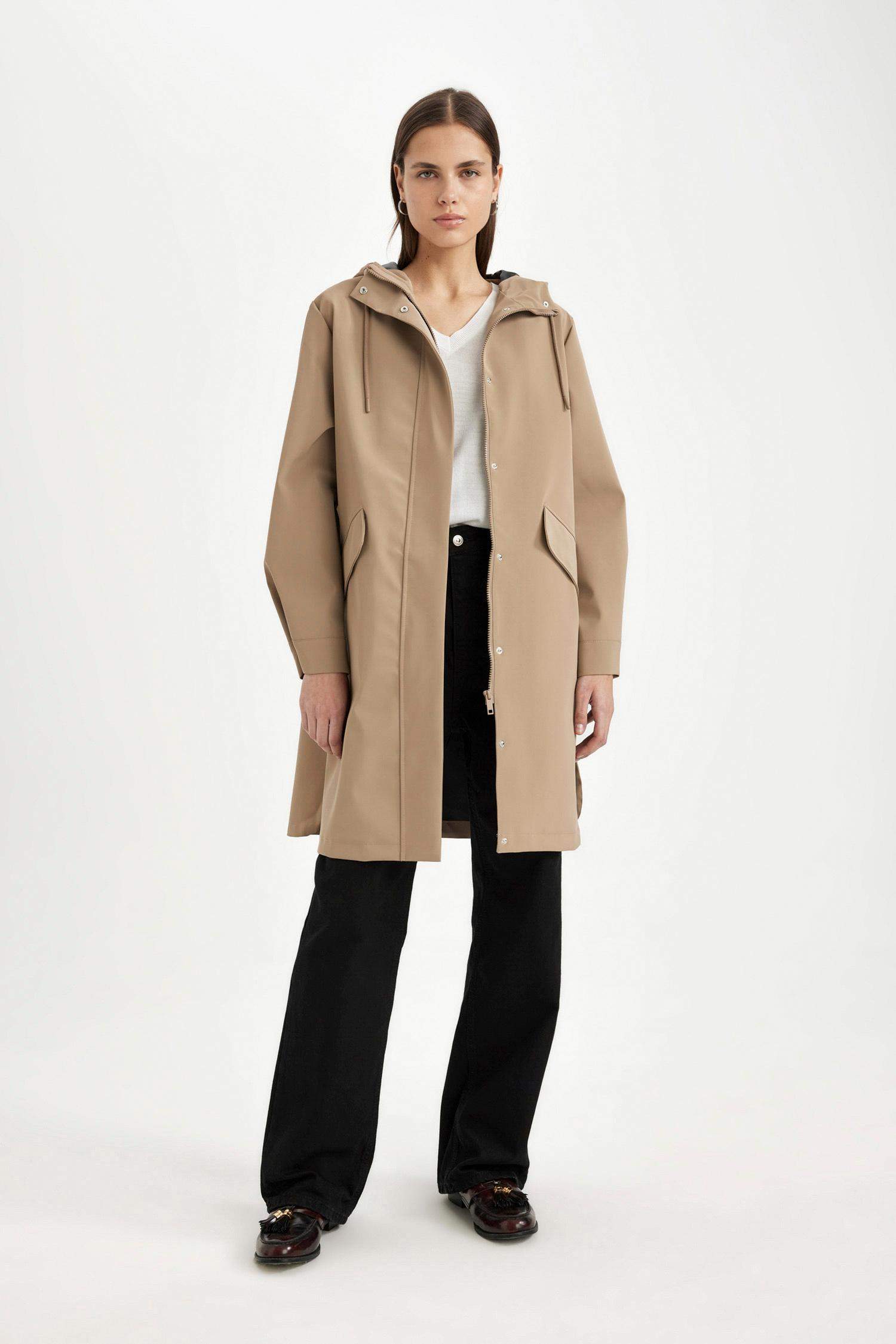 бас киімді Жаңбыр Курткасы