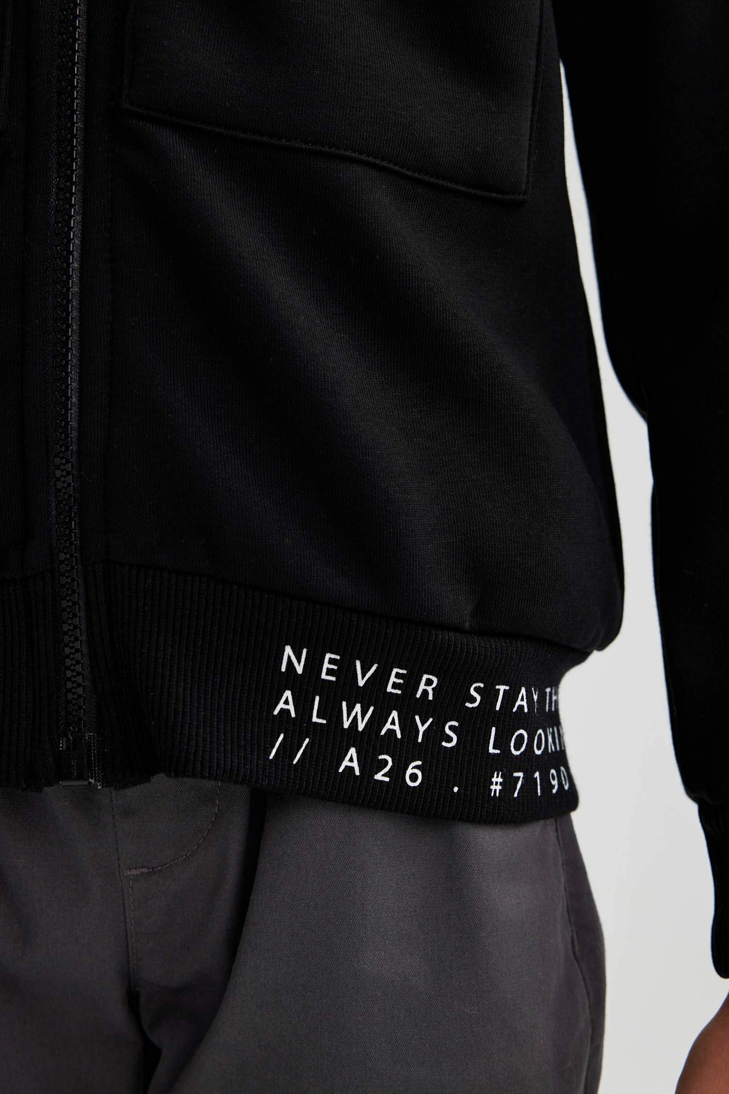 Regular Fit Hooded Cardigan