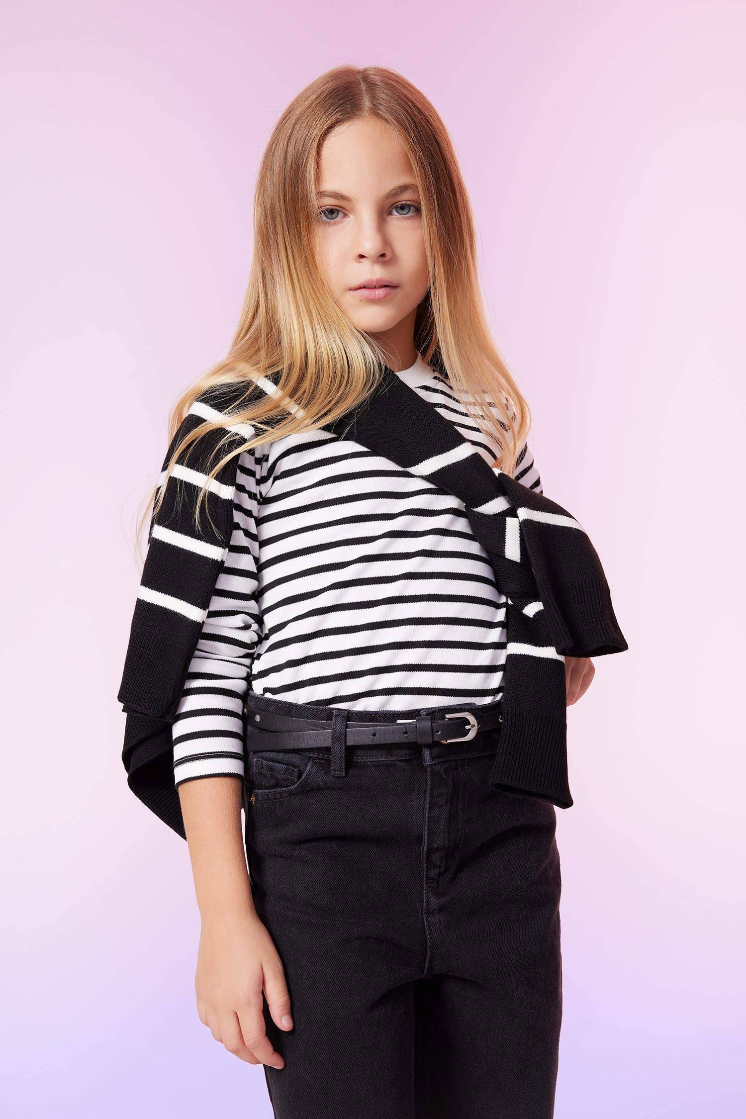 Girl Fitted Long Sleeve T-Shirt