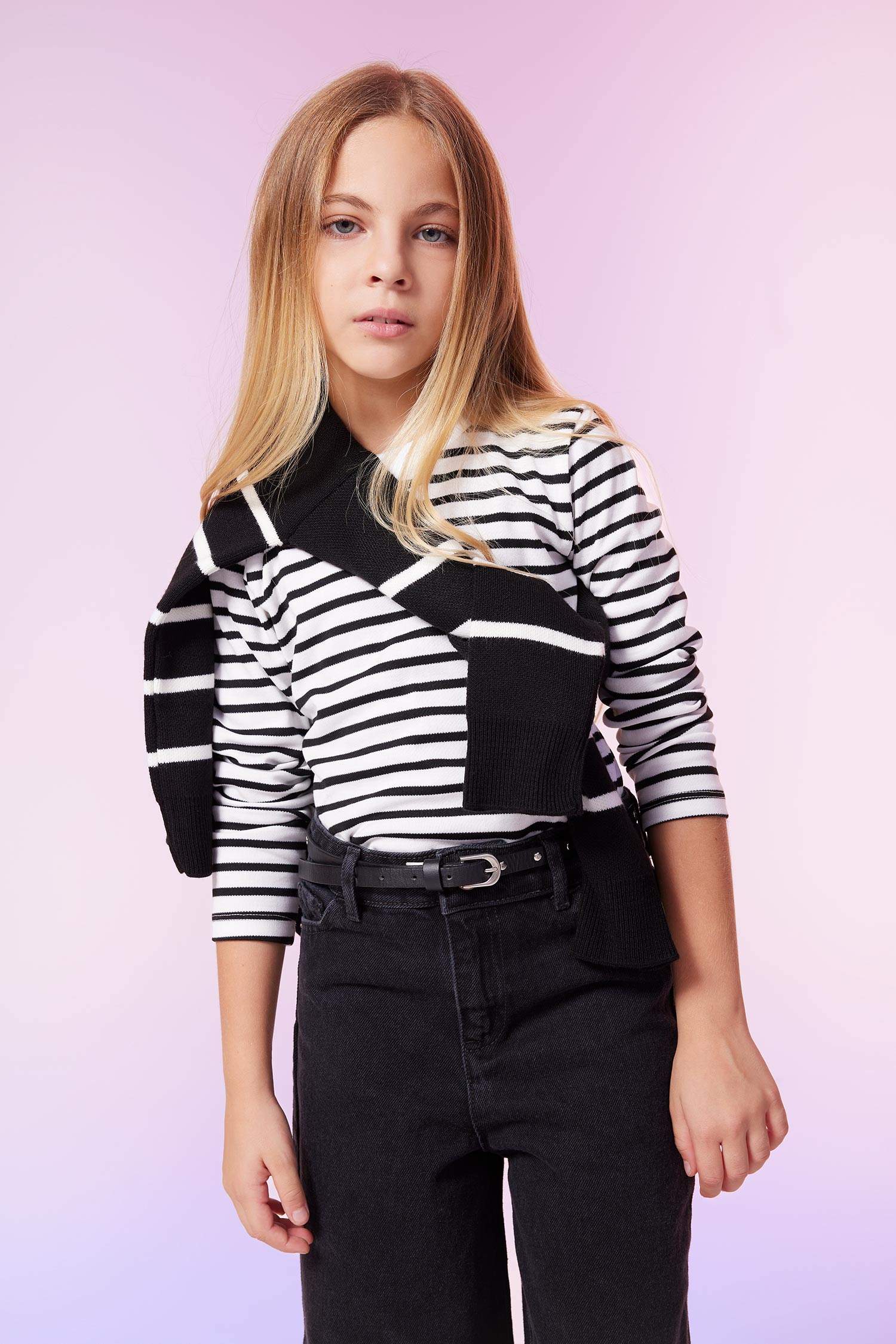 Girl Fitted Long Sleeve T-Shirt