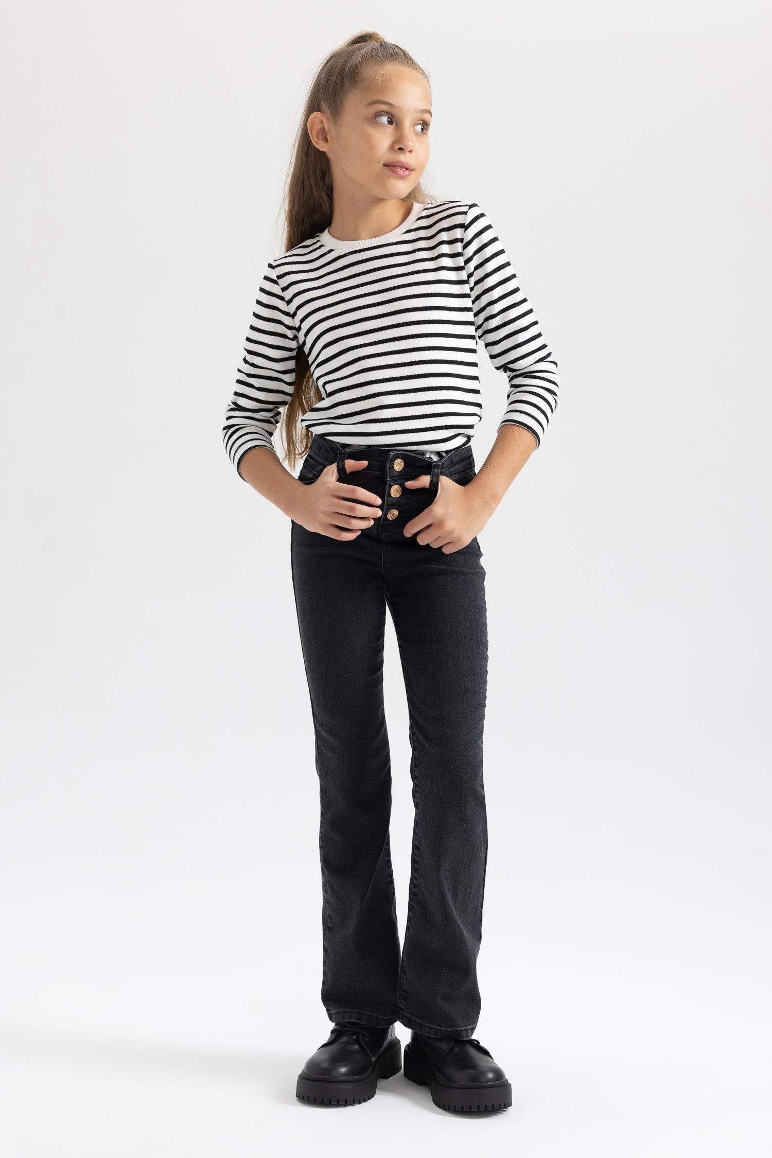 Girl Fitted Long Sleeve T-Shirt