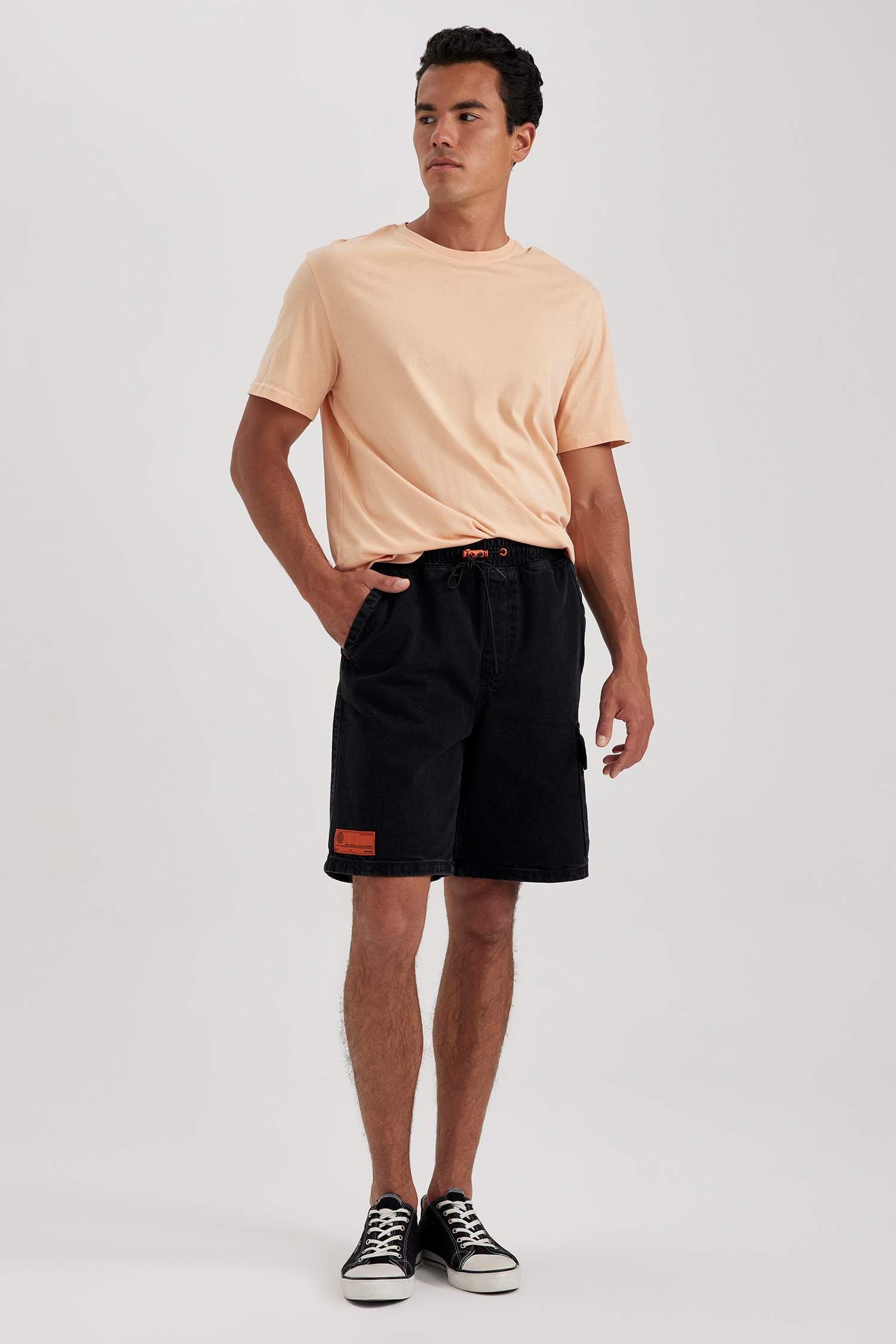 Loose Fit Jeans Bermuda