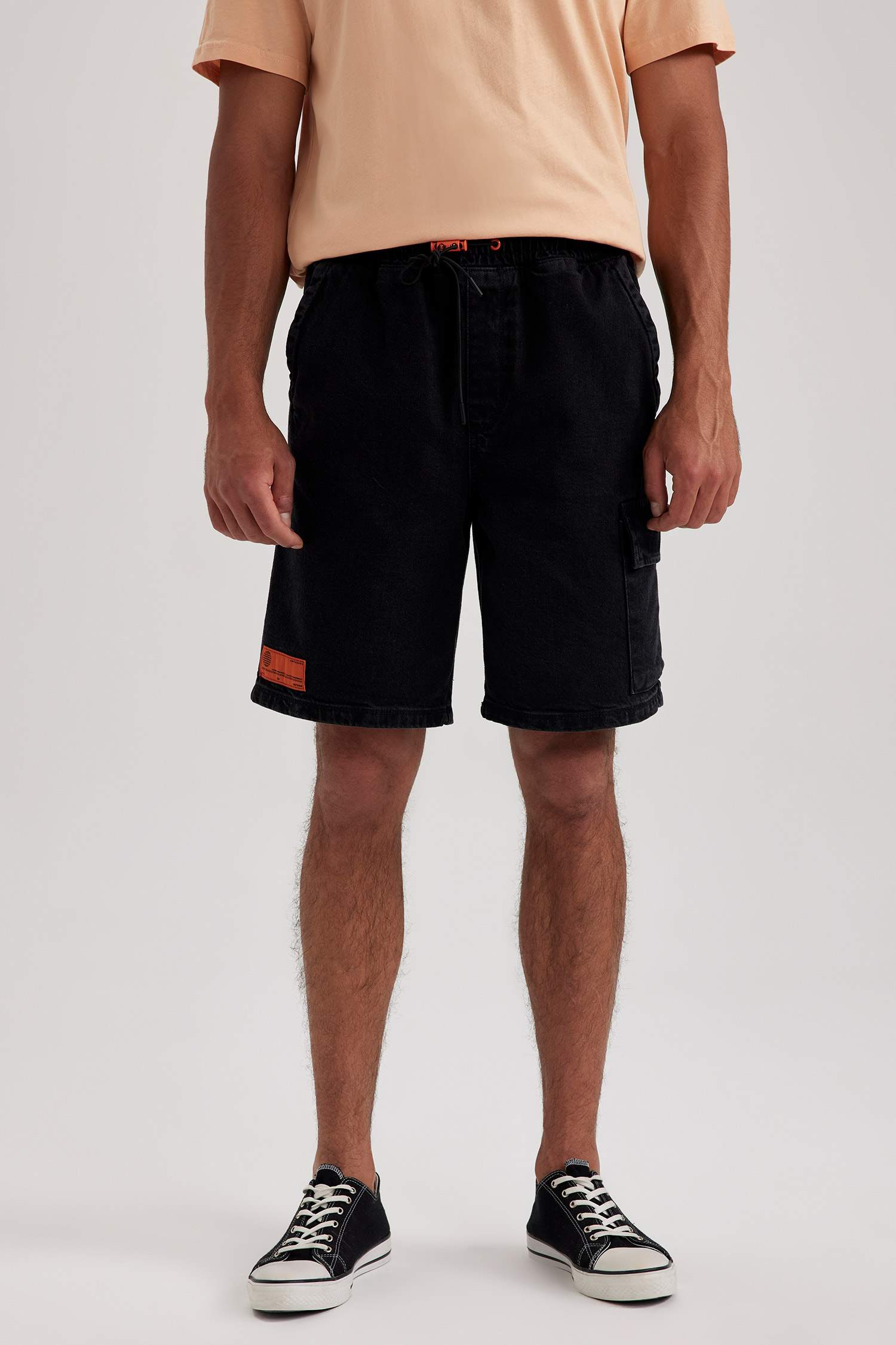 Loose Fit Jeans Bermuda