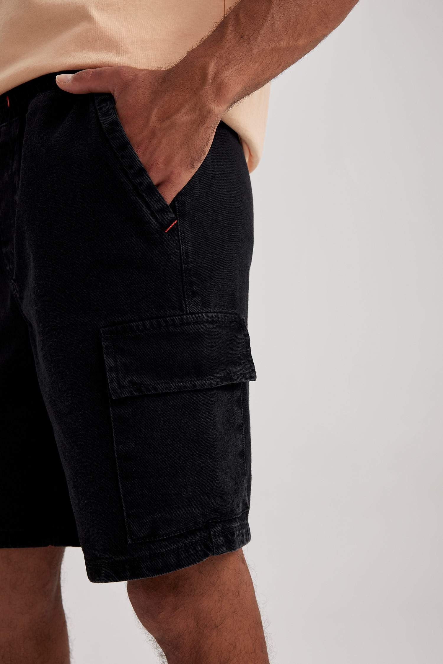 Loose Fit Jeans Bermuda