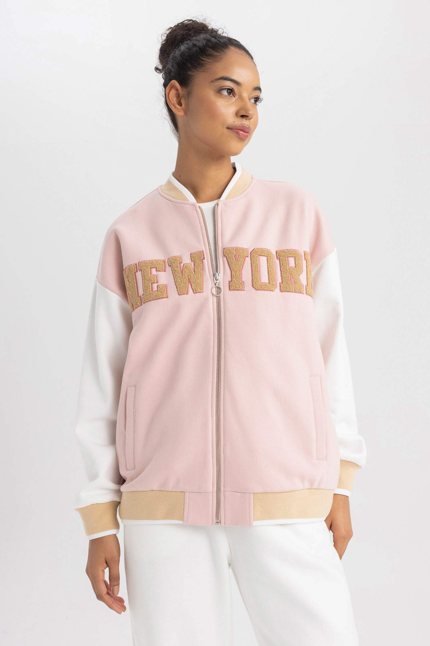 Кардиган оверсайз с карманами, DeFactoFit