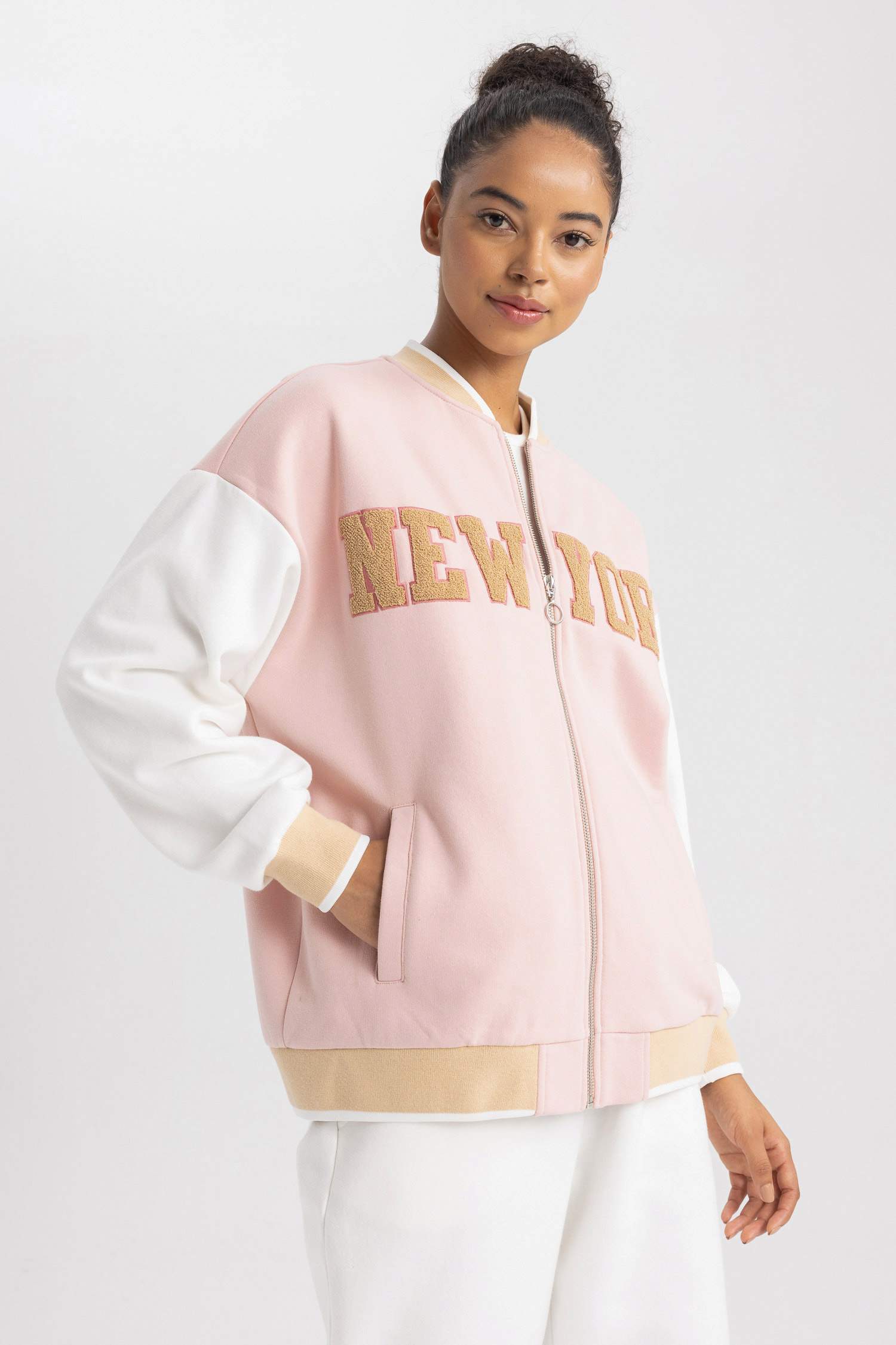 Кардиган оверсайз с карманами, DeFactoFit