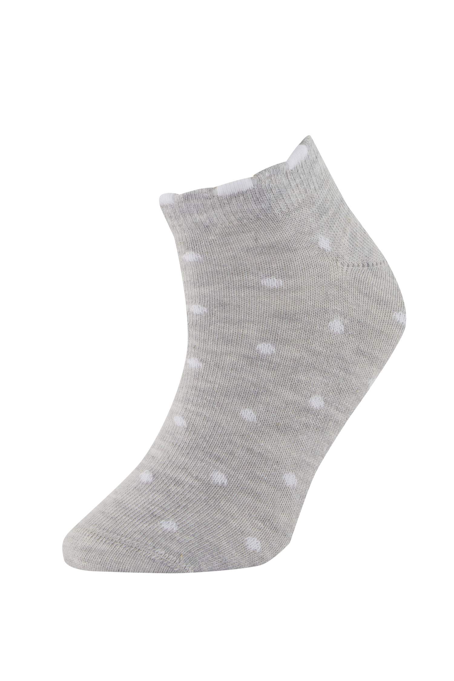 Kız Çocuk 5'li Pamuklu Patik Çorap