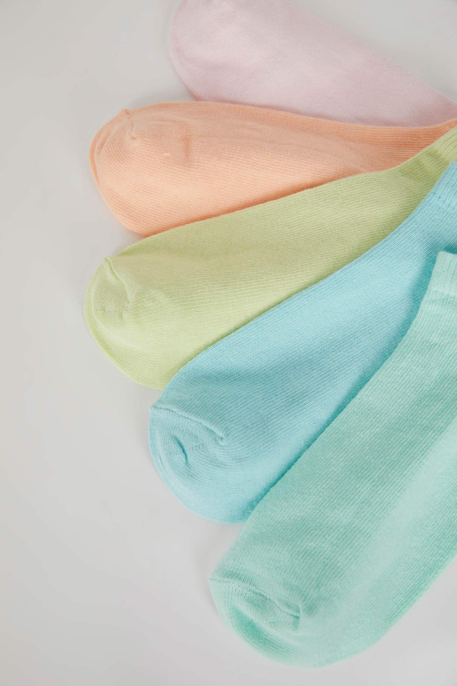 Kız Çocuk 5'li Pamuklu Patik Çorap