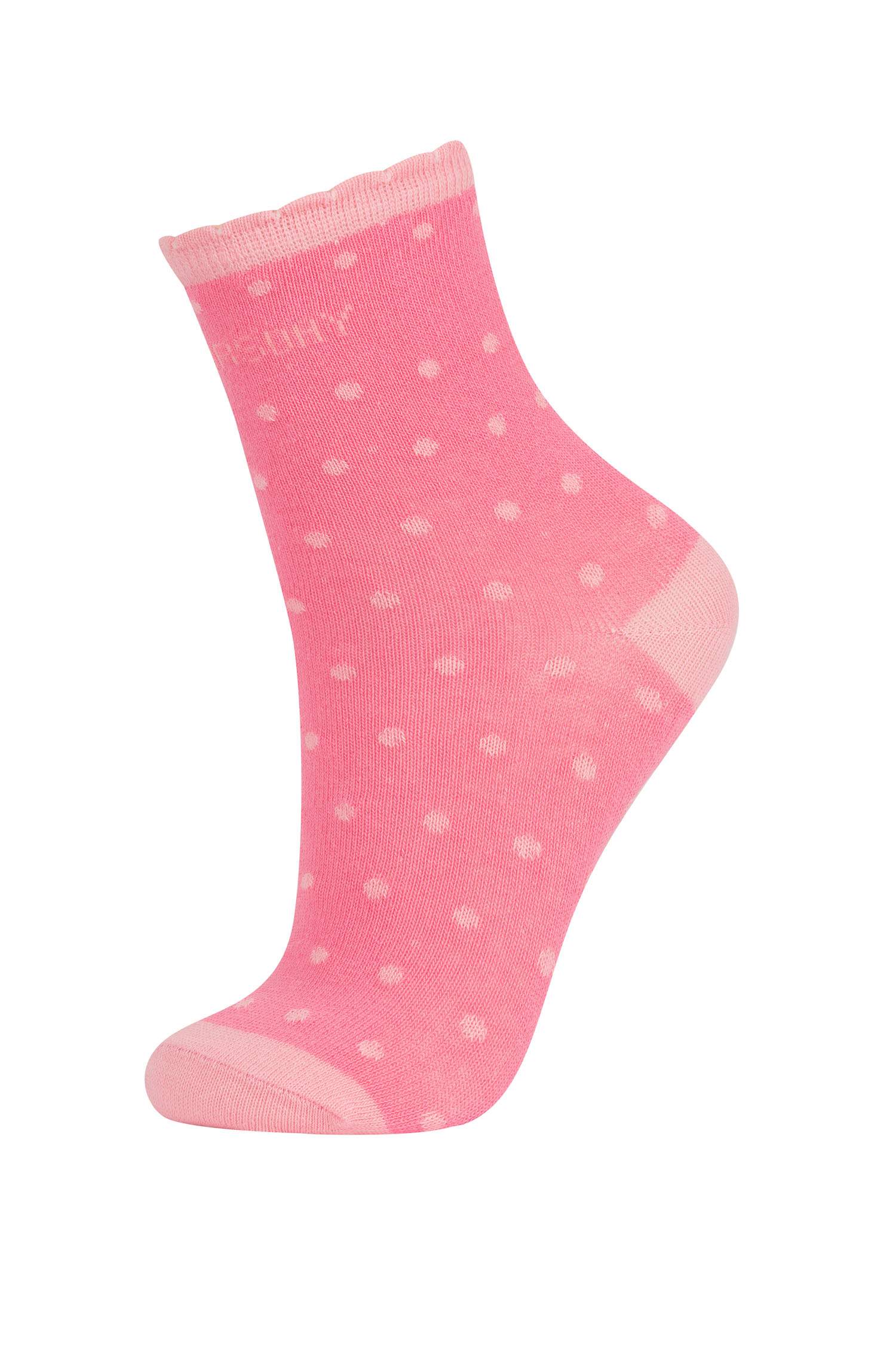 Kız Çocuk 5'li Pamuklu Uzun Çorap