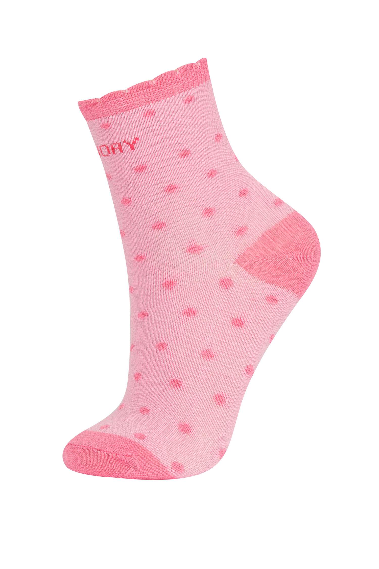 Kız Çocuk 5'li Pamuklu Uzun Çorap