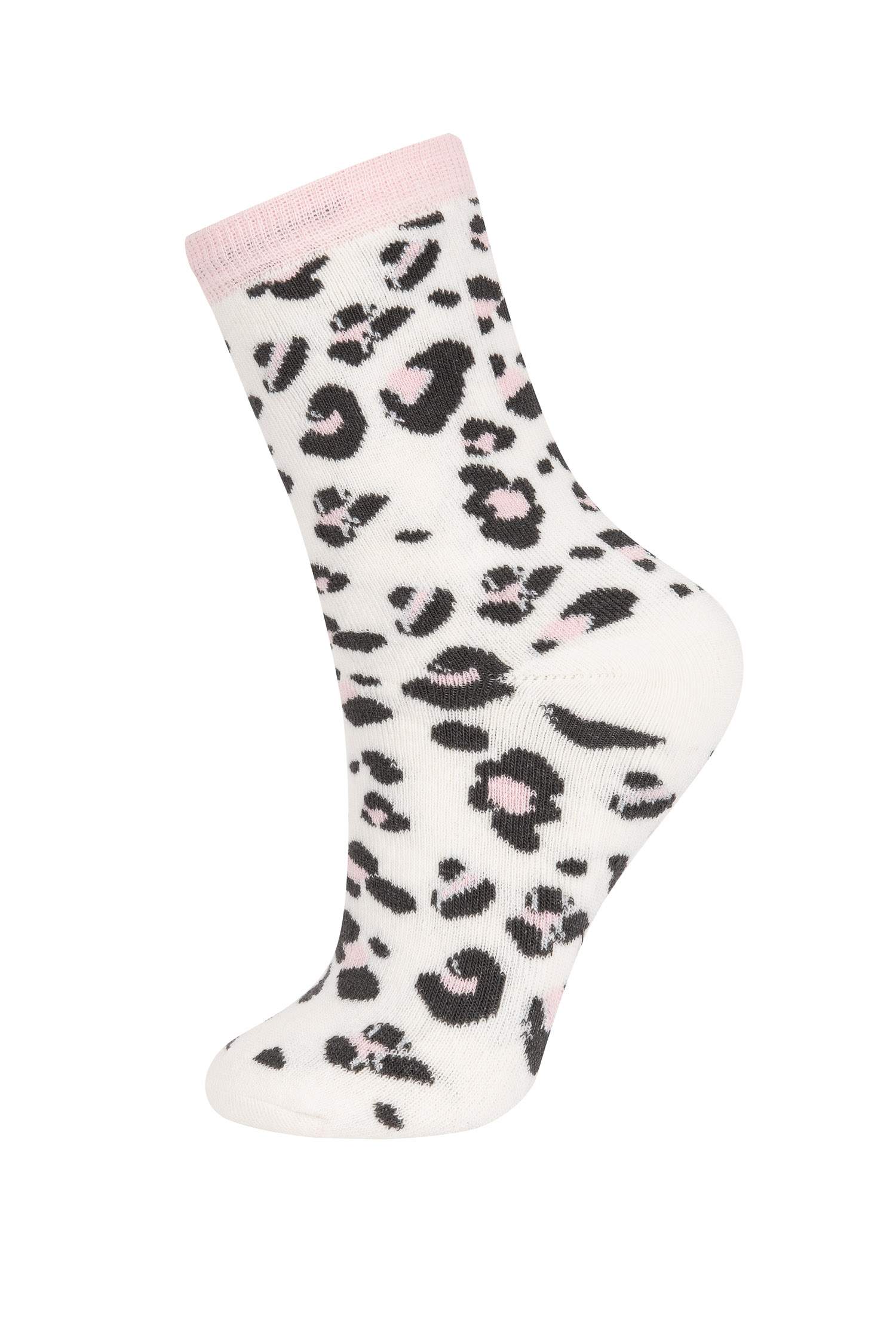 جوارب تيري قطن بناتي - قطعتين