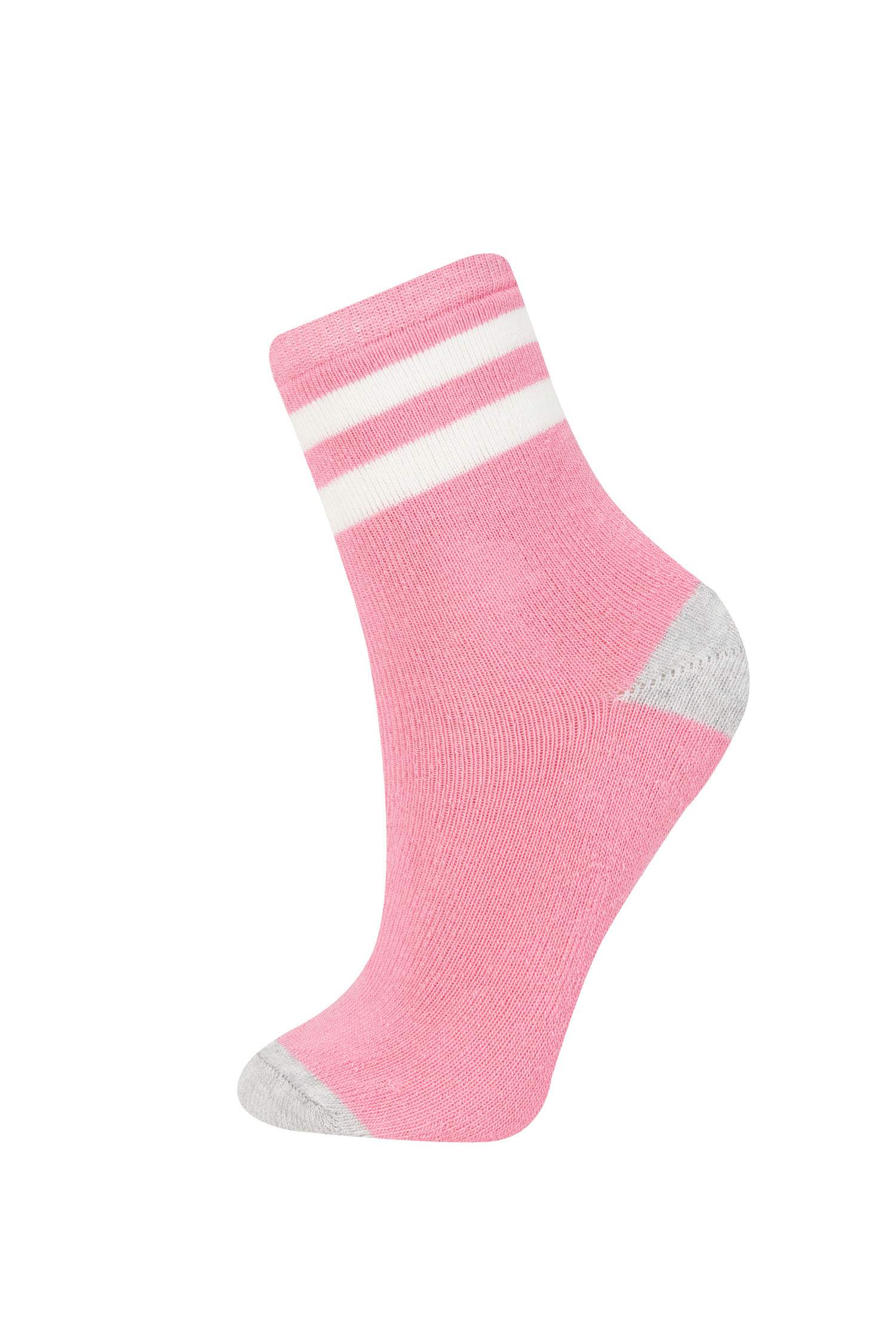 جوارب تيري قطن بناتي - قطعتين