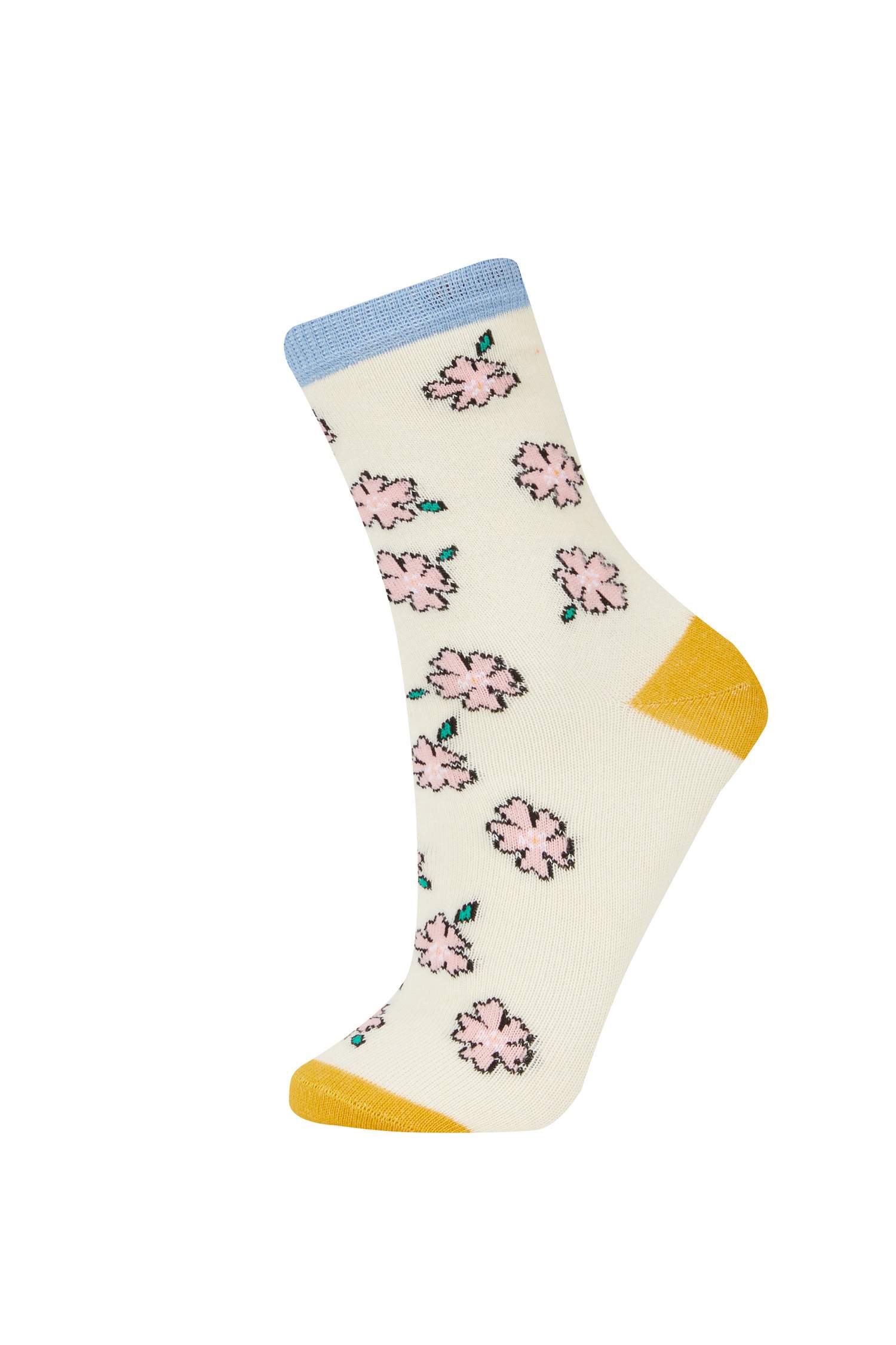 جوارب طويلة قطن بناتي - 4 قطع