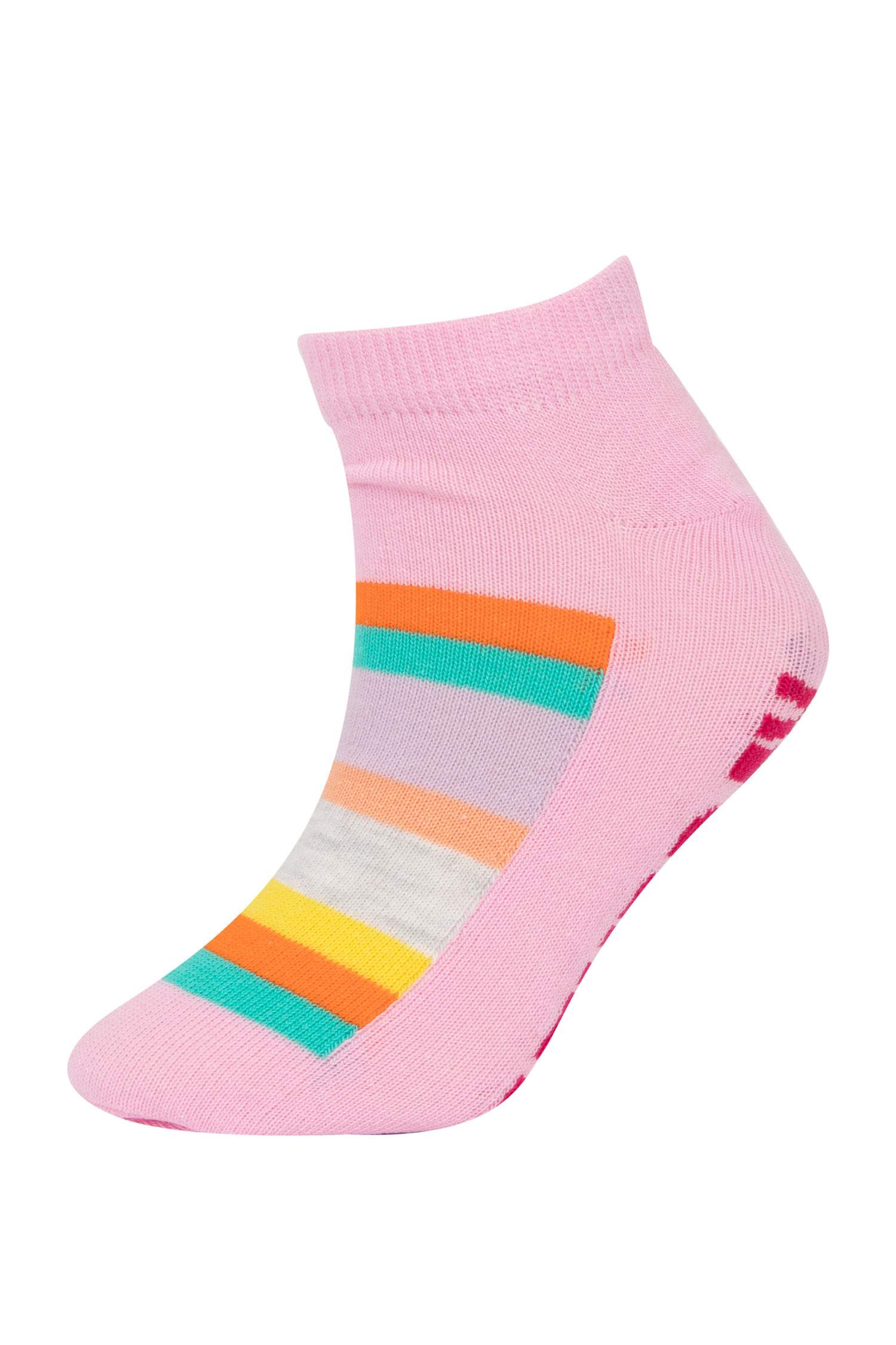 جوارب قصيرة قطن بناتي - 7 قطع