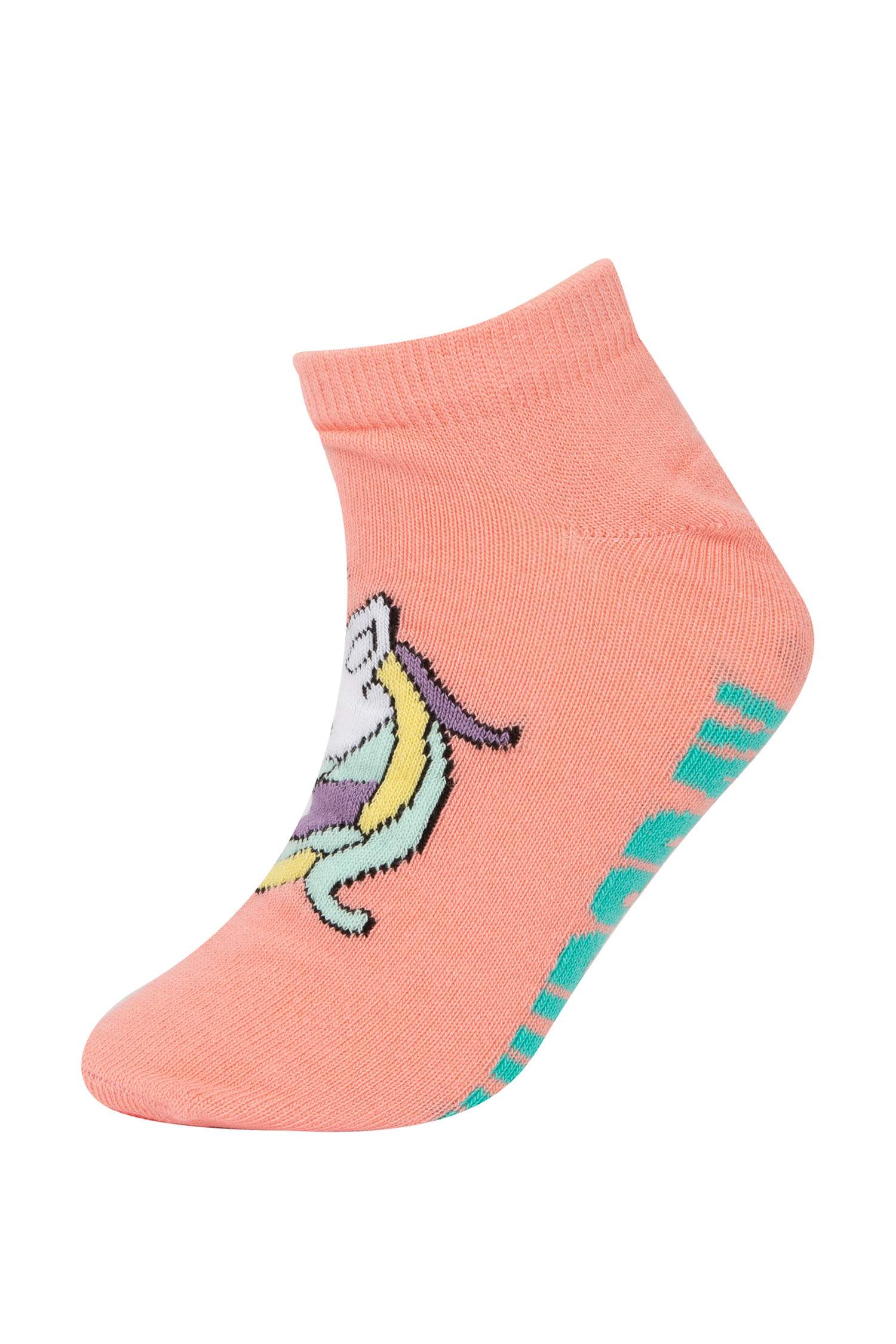 جوارب قصيرة قطن بناتي - 7 قطع