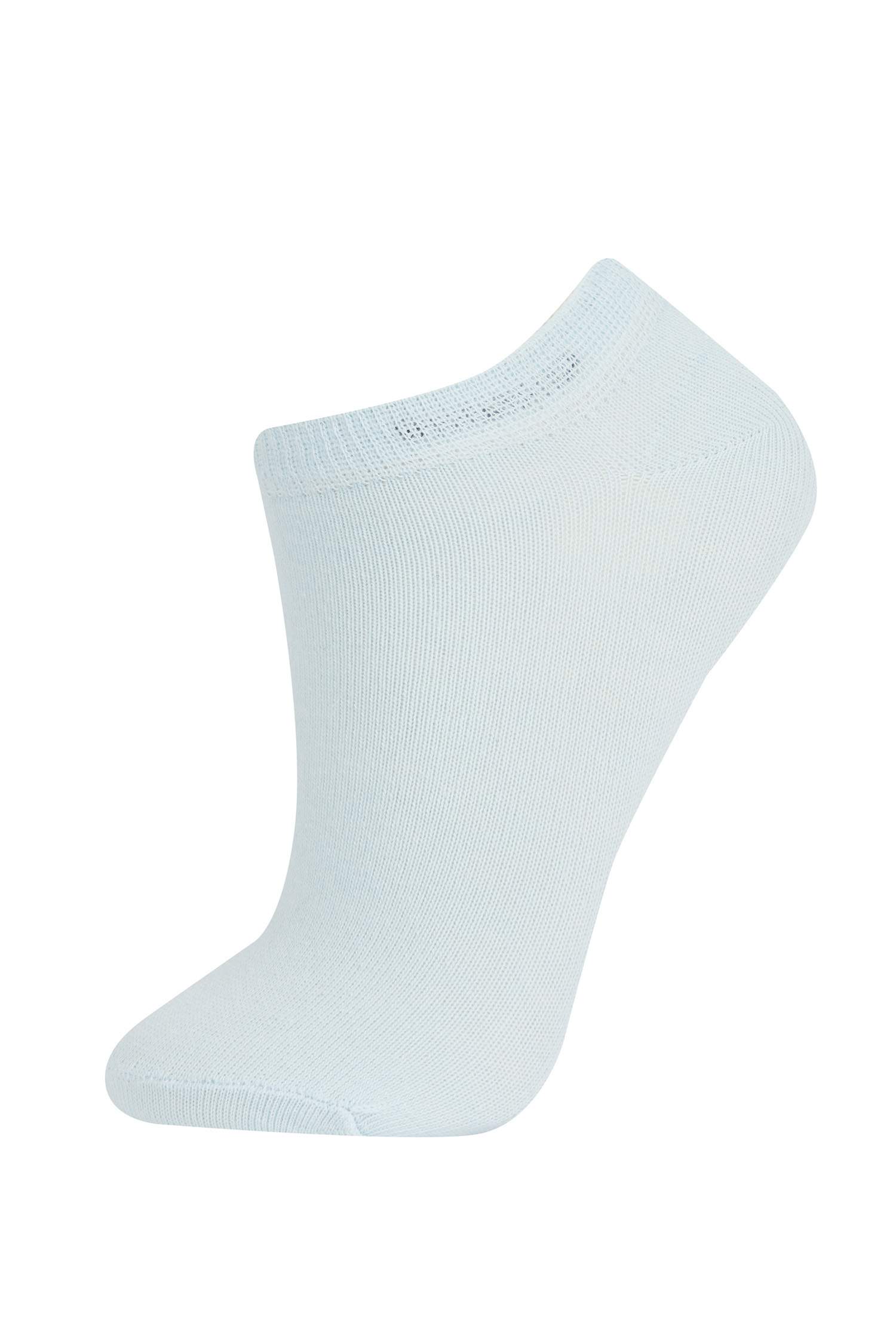 Kız Çocuk 7'li Pamuklu Patik Çorap