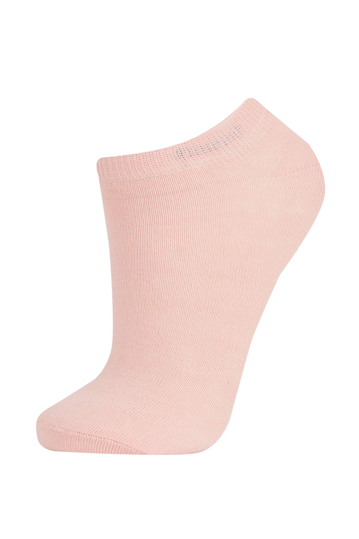 Kız Çocuk 7'li Pamuklu Patik Çorap