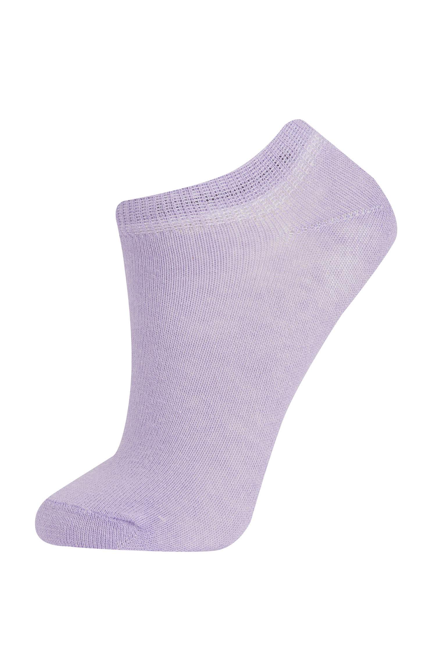 جوارب قصيرة قطن بناتي - 5 قطع