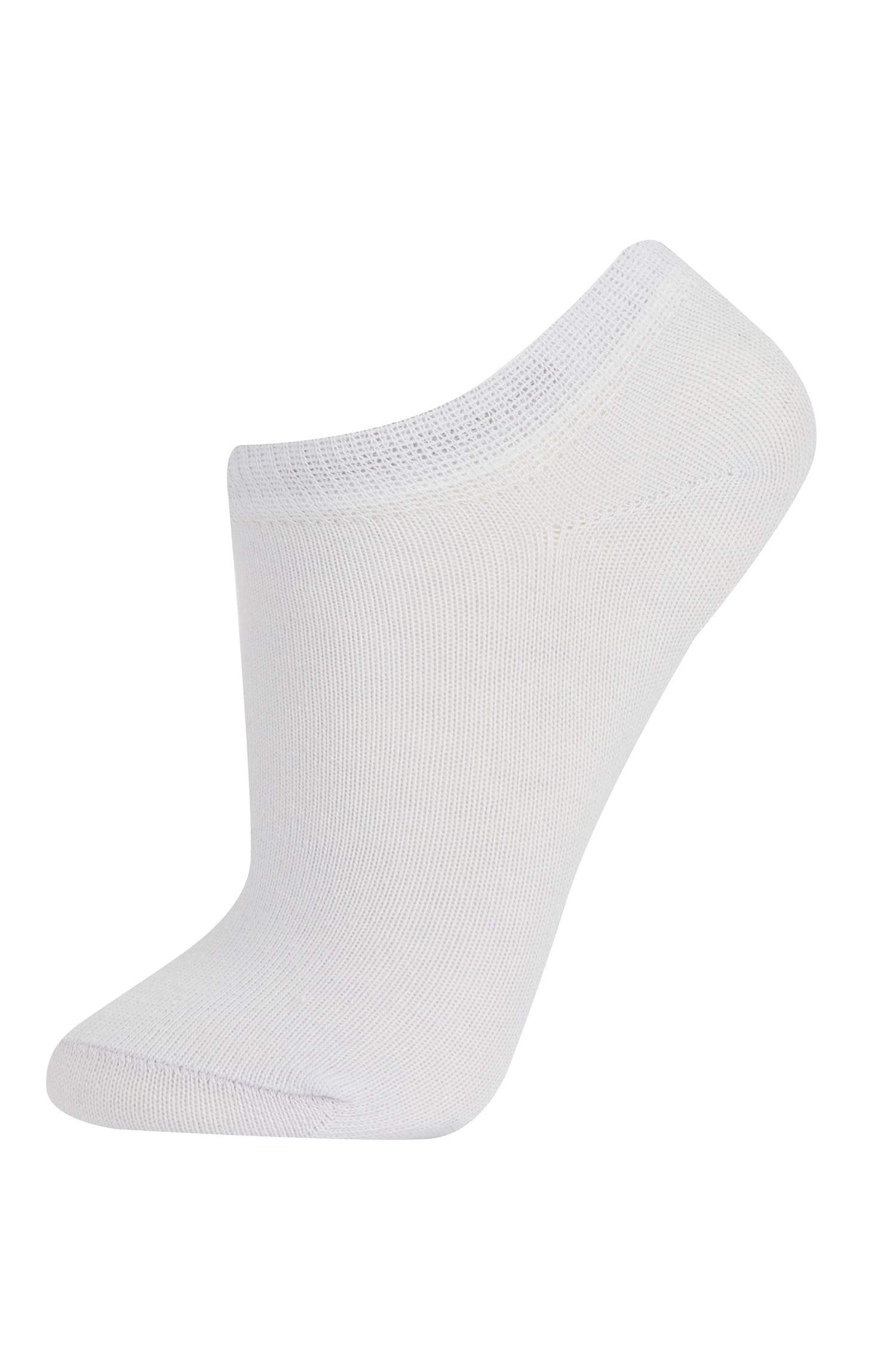 جوارب قصيرة قطن بناتي - 5 قطع